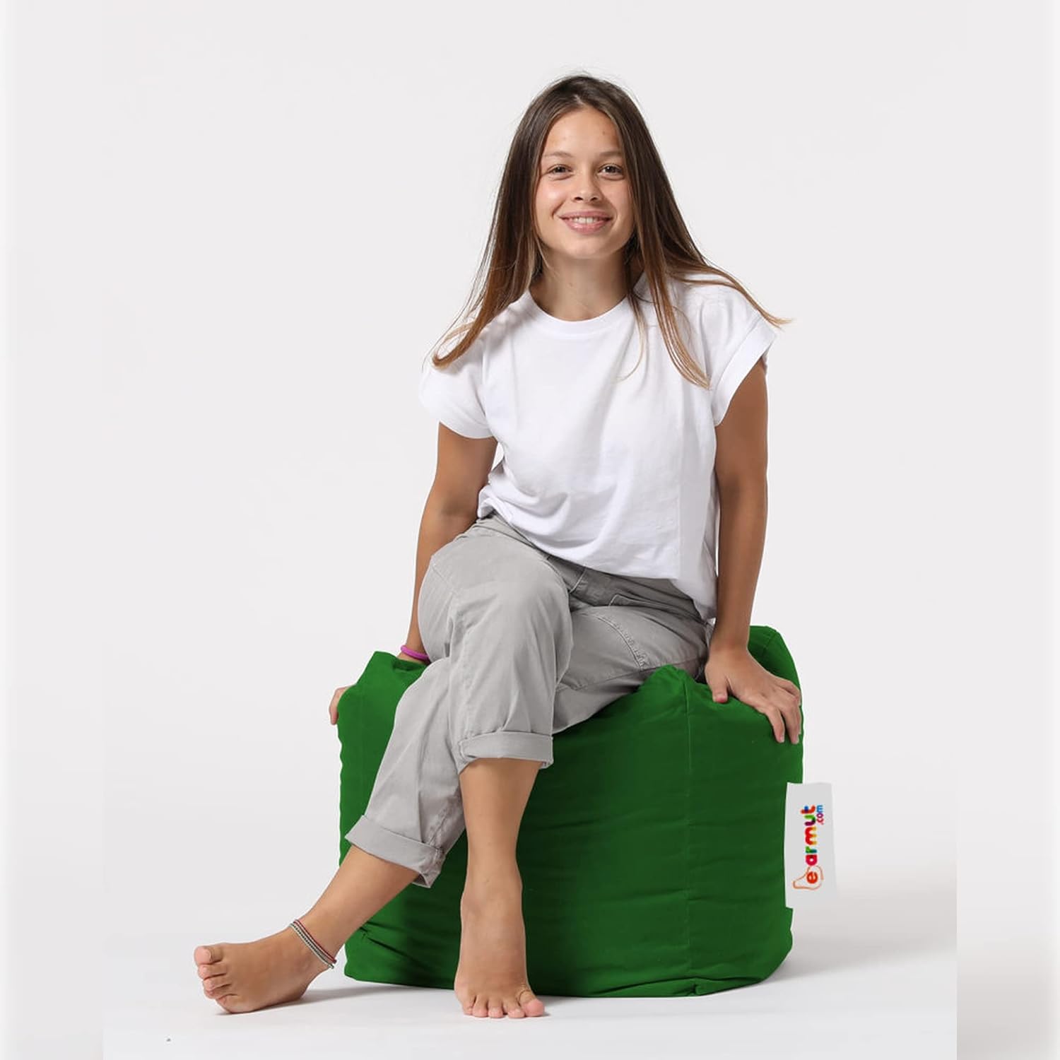 Pouf da giardino colore verde - immagine 4