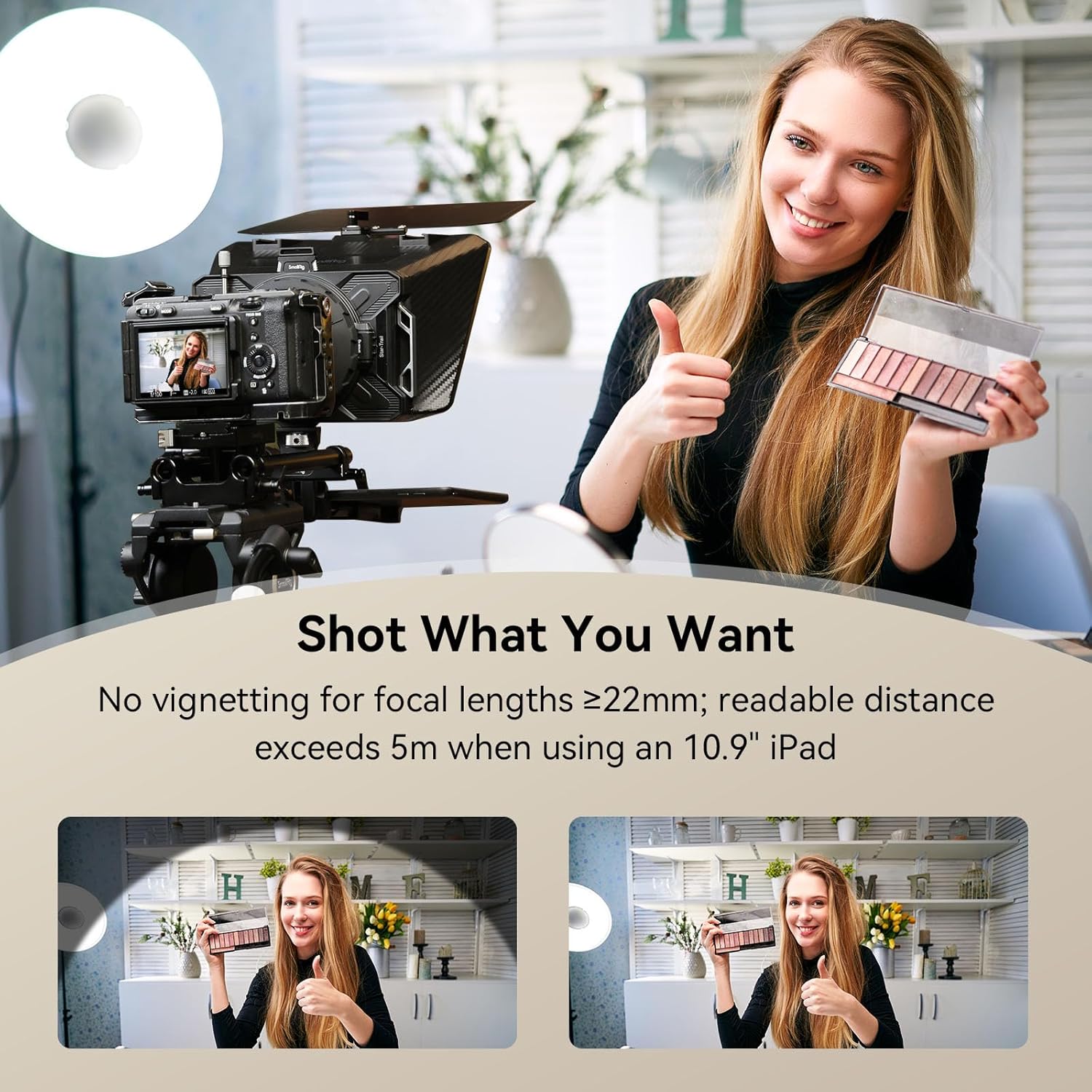 Smallrig Teleprompter per iPad/Tablet Android 11 Pollici - immagine 2