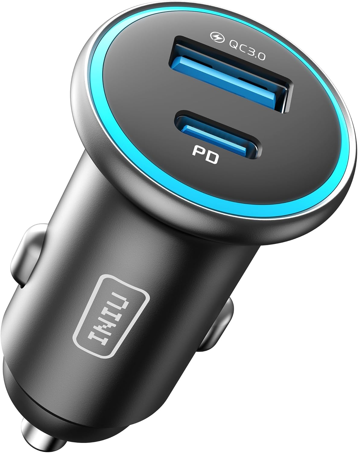 Iniu Caricabatterie Auto 66W USB-C PD & QC 3.0 Fast Charging - immagine 1