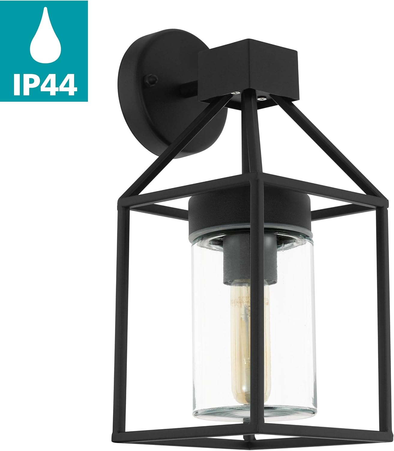 Eglo TRECATE Lampada da Parete 60 W, Nero - immagine 2