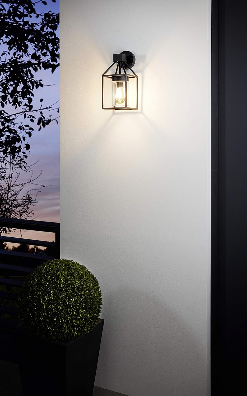 Eglo TRECATE Lampada da Parete 60 W, Nero - immagine 3