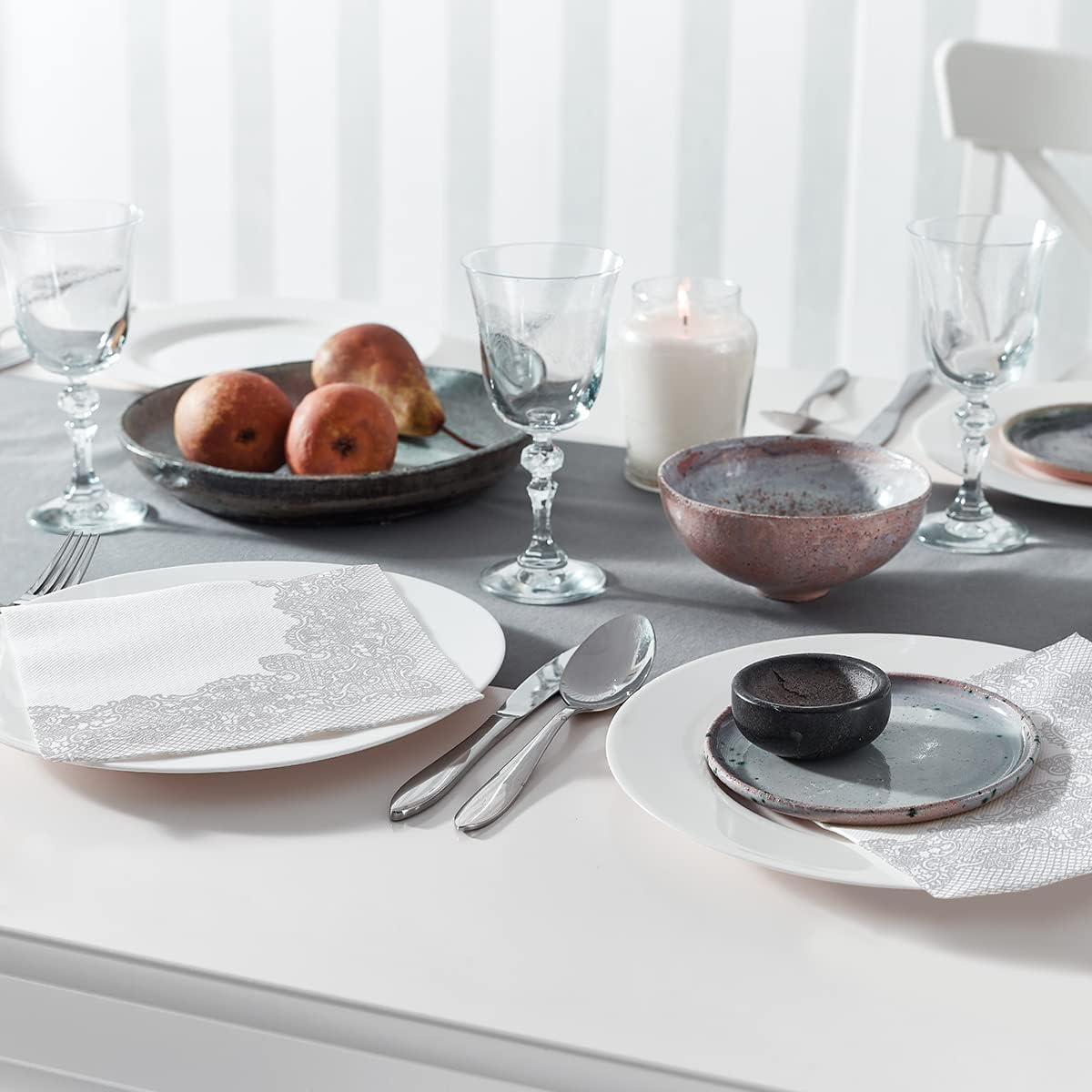 PAW Tovaglioli di Carta Airlaid 40x40 cm, Royal Lace - immagine 5