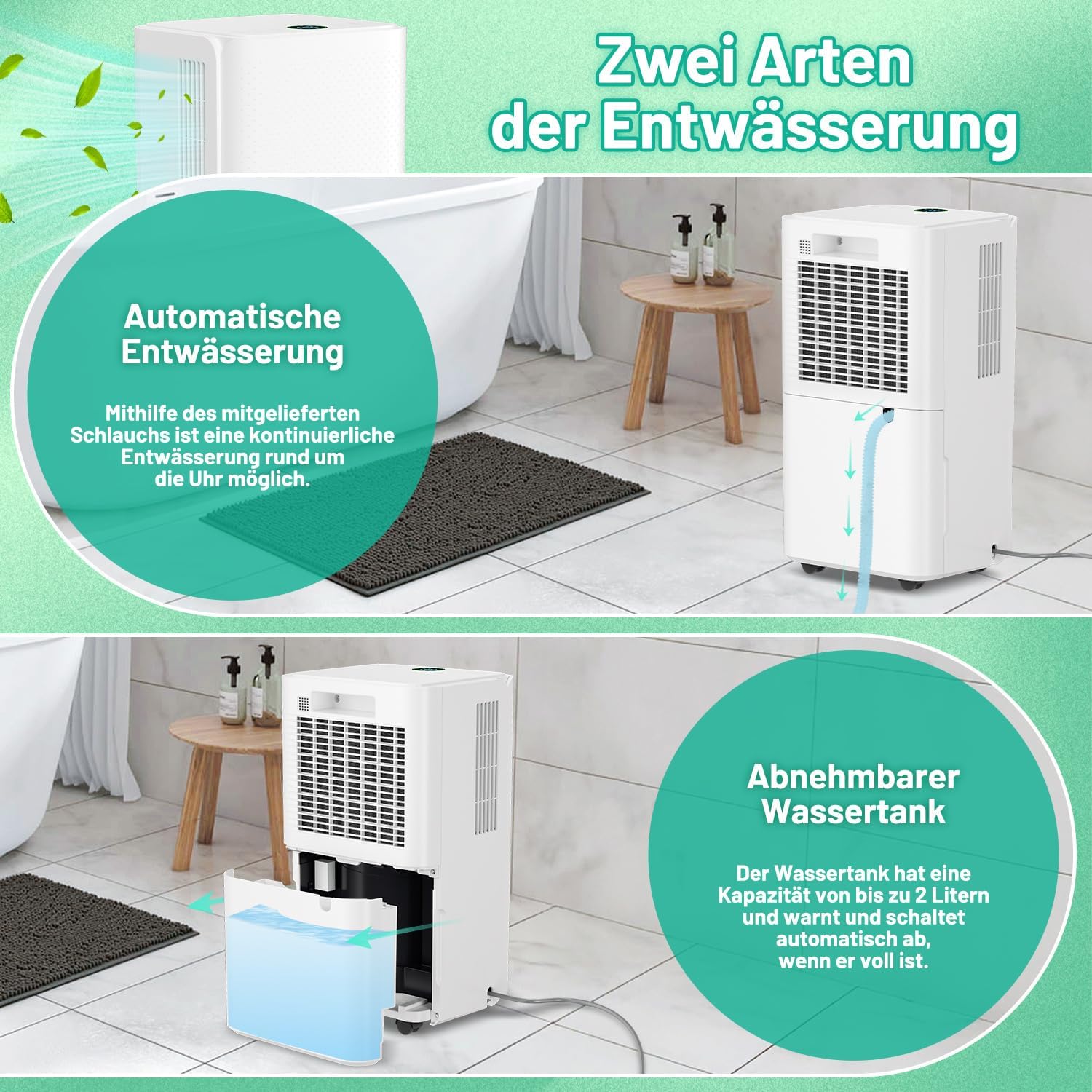 Deumidificatore 16L/giorno con Display Digitale - immagine 3