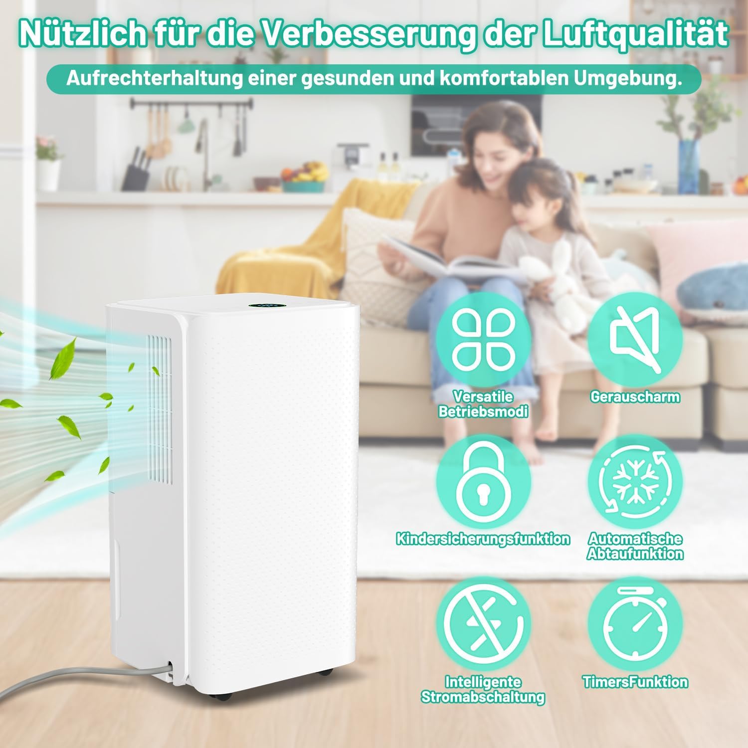 Deumidificatore 16L/giorno con Display Digitale - immagine 6