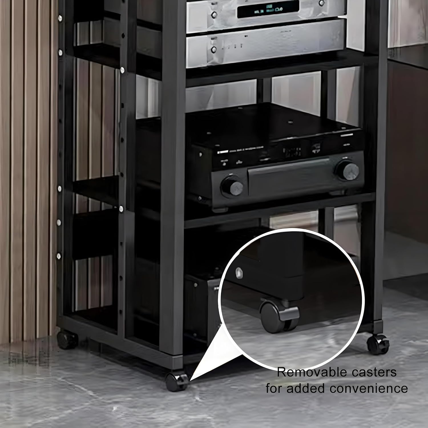Mobile Stereo HIFI Rack 5 Ripiani - immagine 2