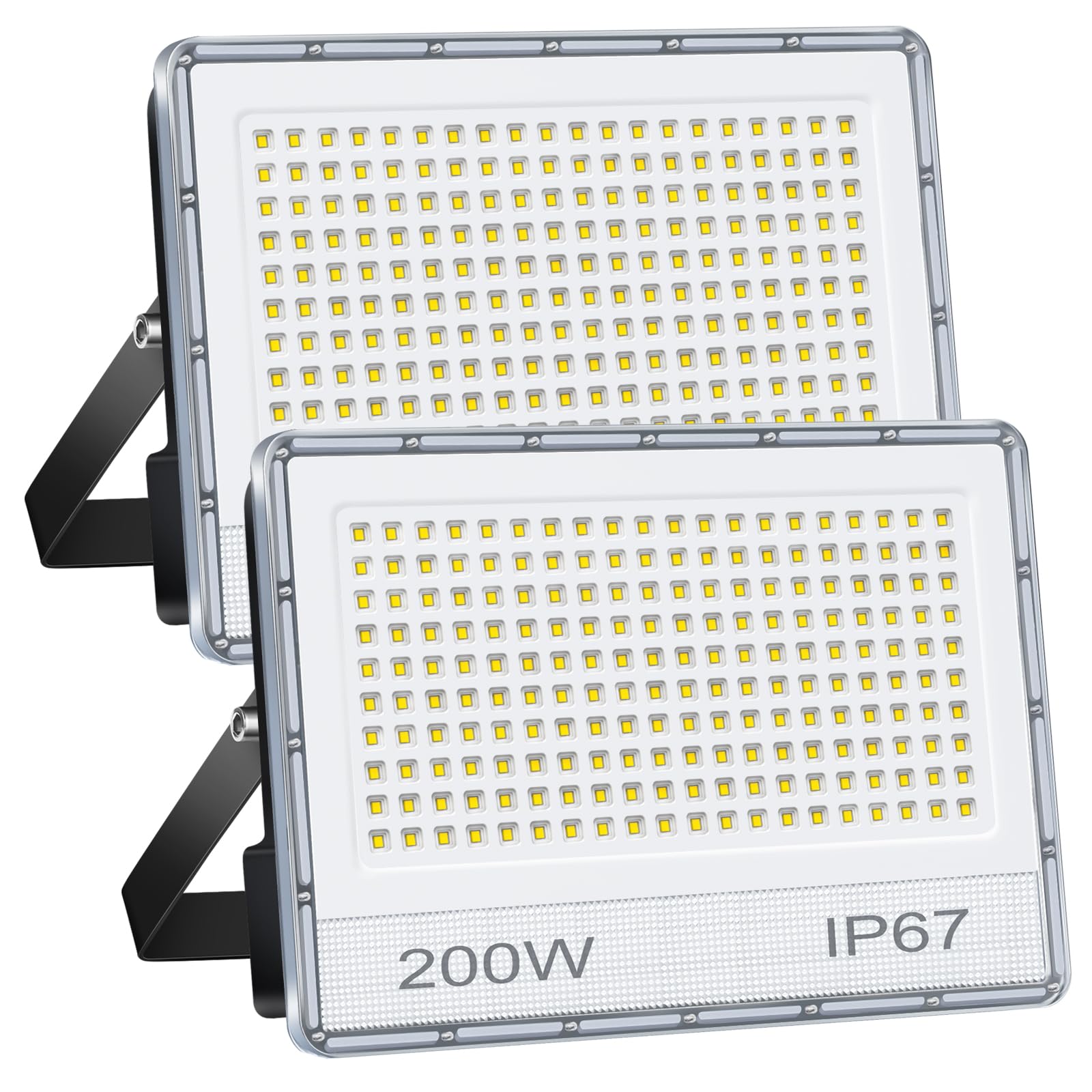 Annifunly Faretto LED da Esterno 200W IP67 (2 pz)