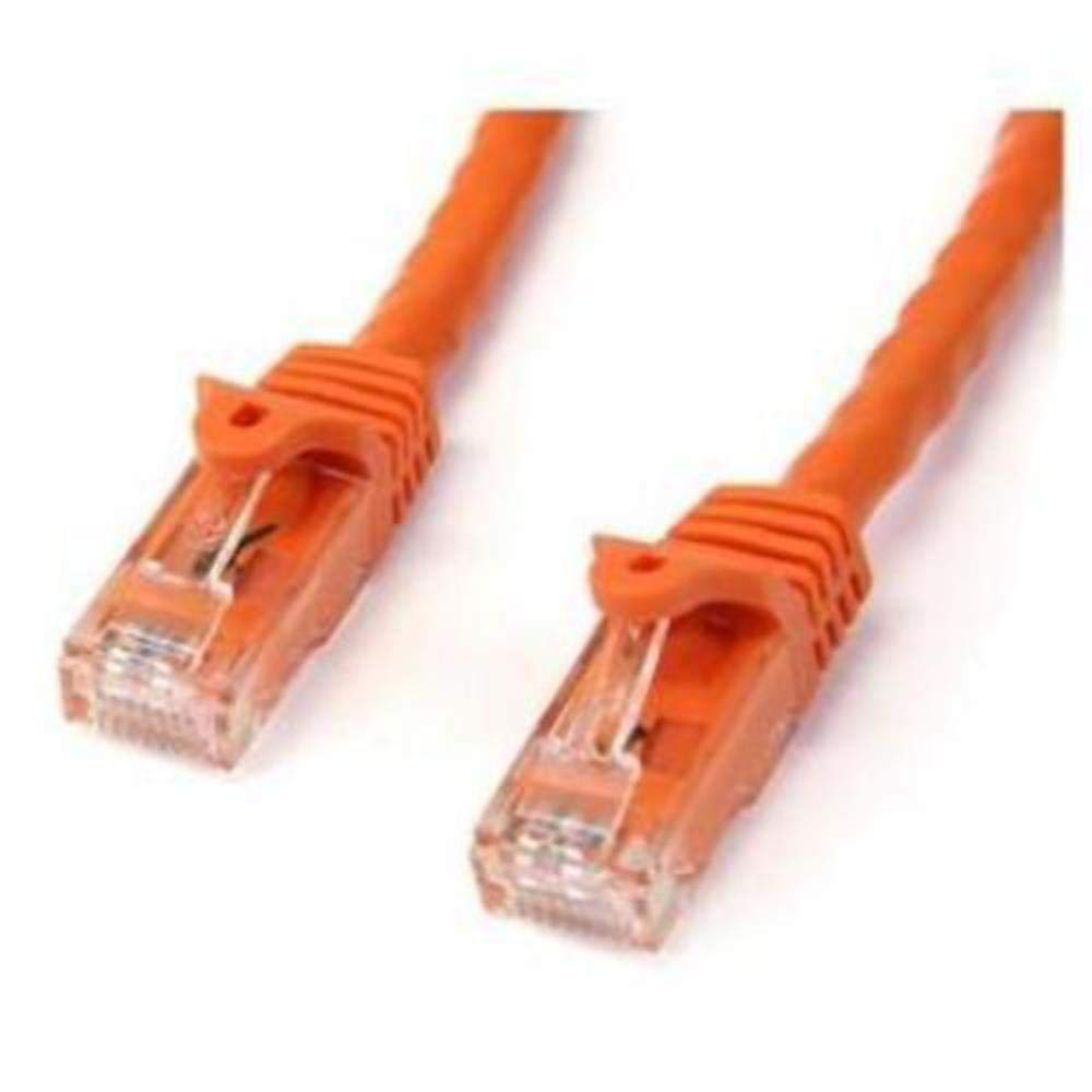 StarTech.Com Cavo di Rete Cat 6, Patch Ethernet RJ45 UTP, Gigabit categoria 6, da 2 m Antigroviglio, Arancione