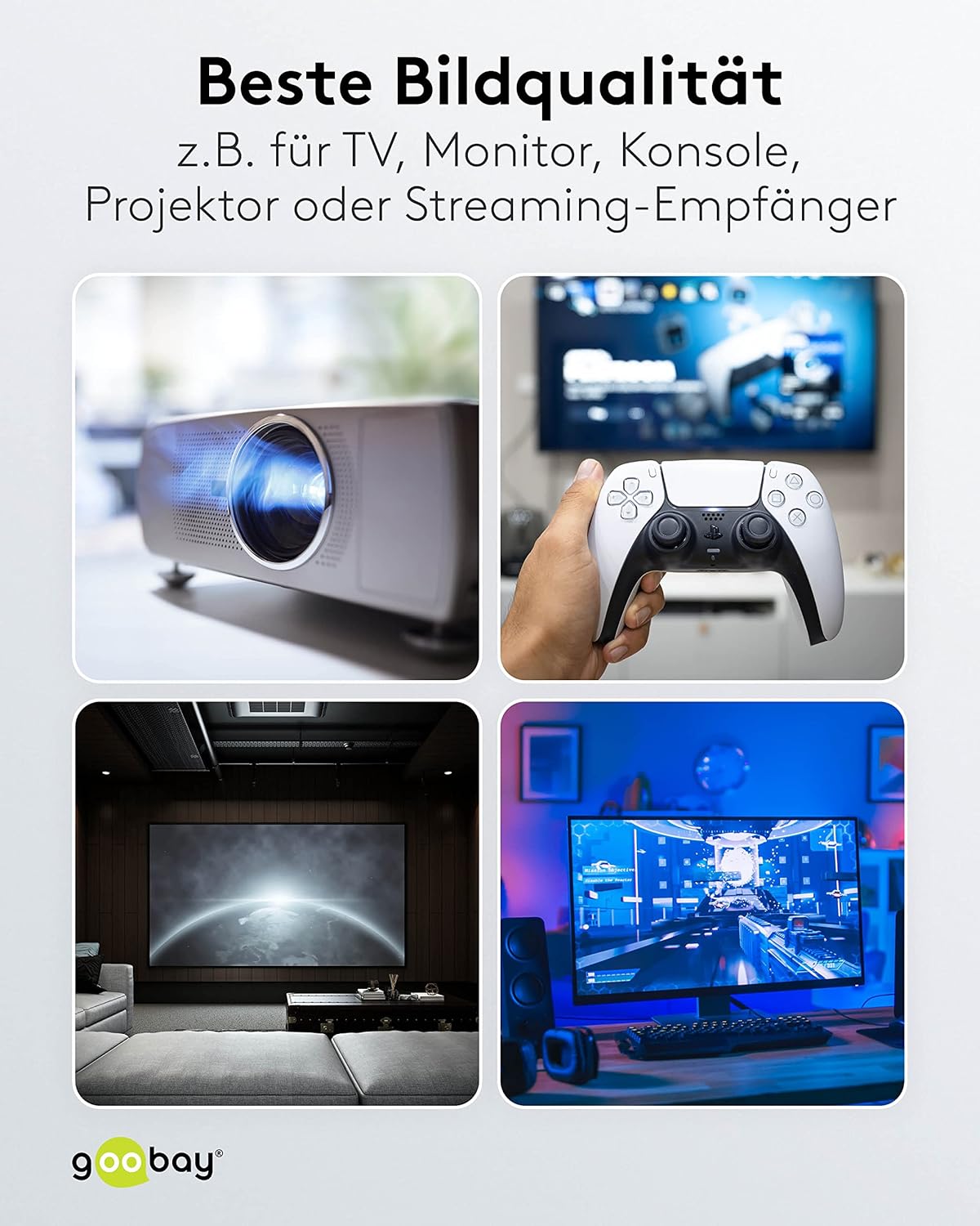 Goobay 61654 - Cavo Ottico HDMI ad Alta Velocità 70m - immagine 7