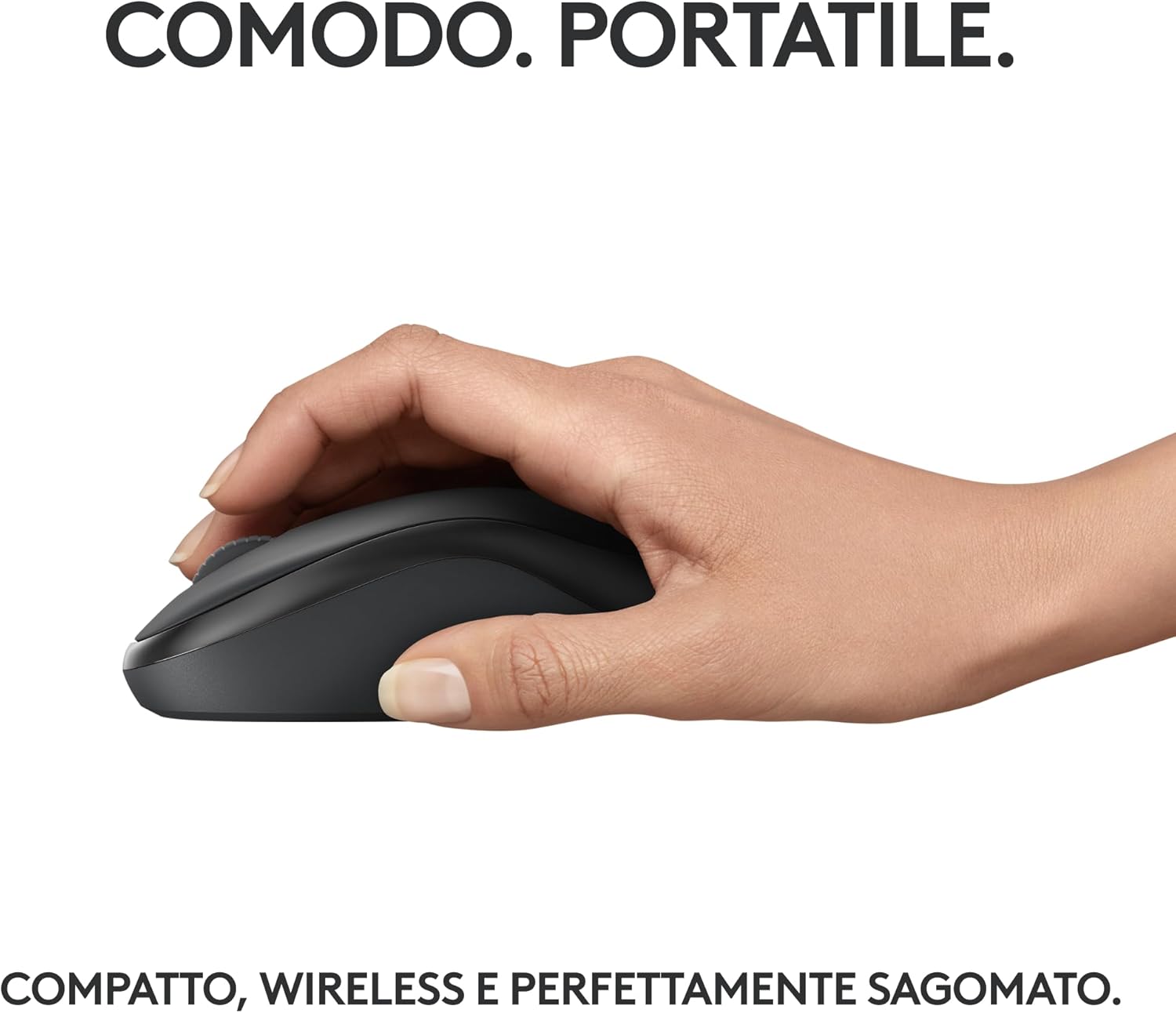 Logitech M240 Silenzioso Bluetooth Mouse Wireless Grafite - immagine 6