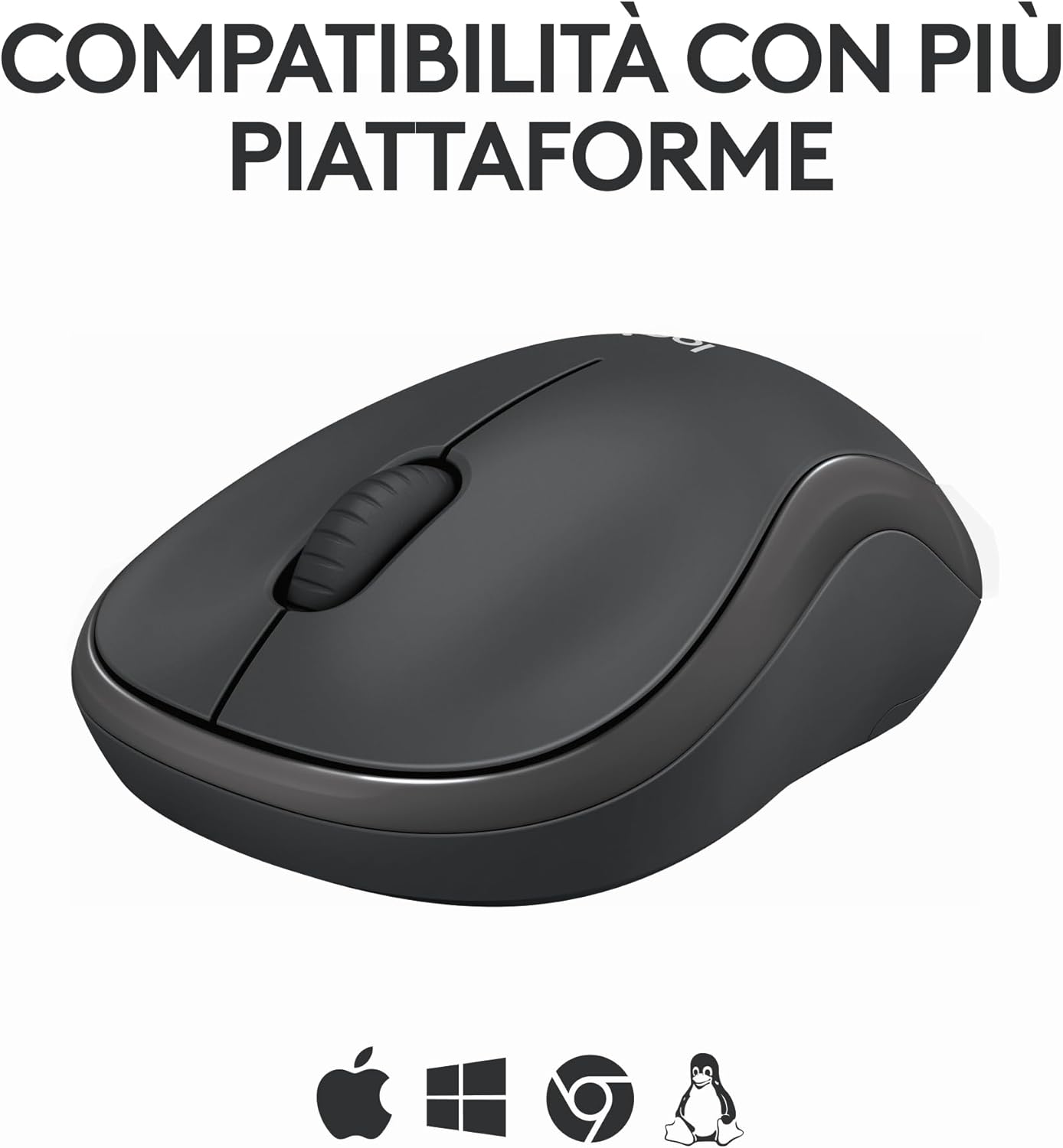 Logitech M240 Silenzioso Bluetooth Mouse Wireless Grafite - immagine 7