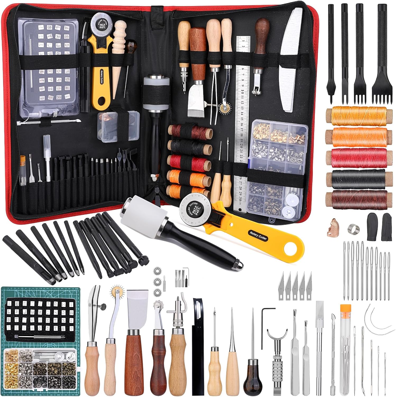 Kuppt Kit Strumenti per Lavorazione Pelle - immagine 1