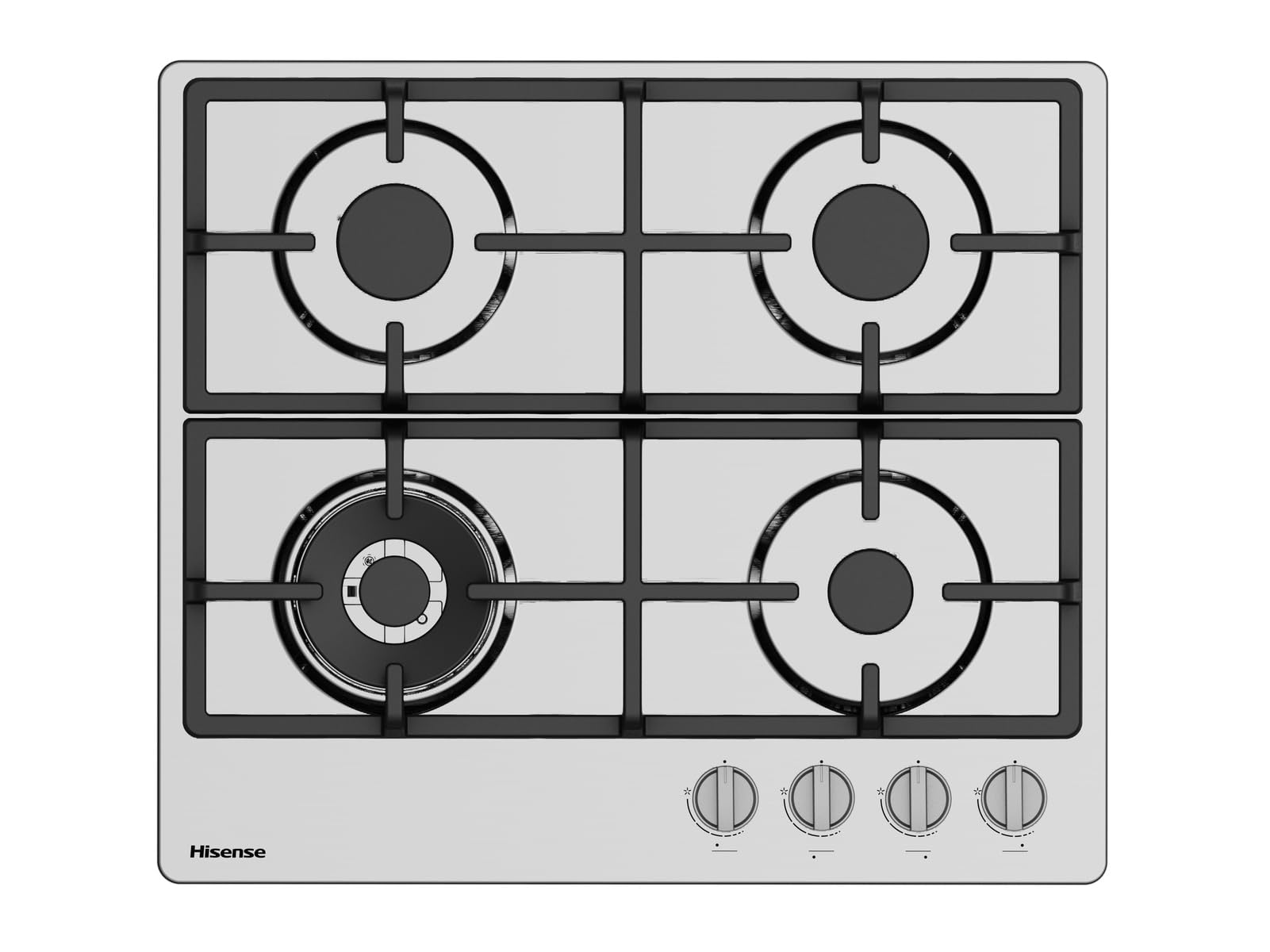 Hisense GM663XHFSI Piano Cottura a Gas 60cm Inox