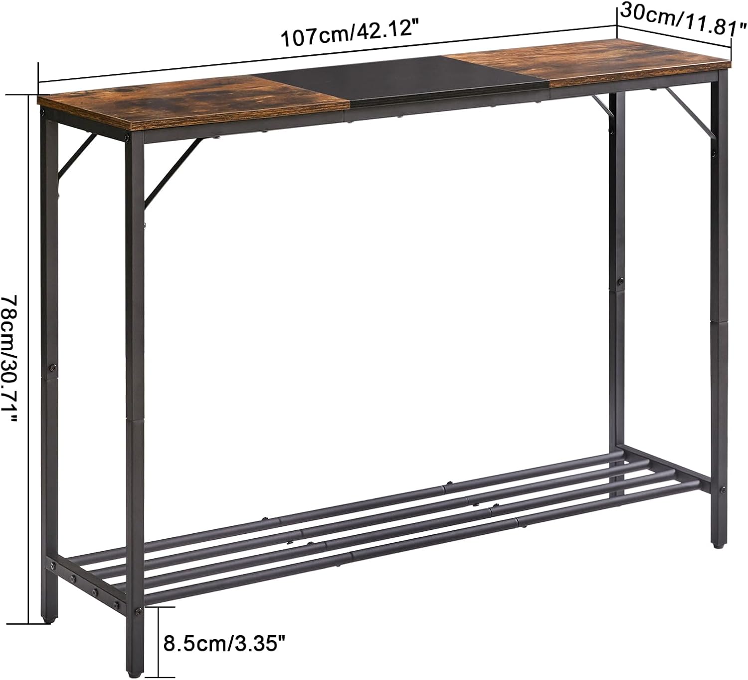 Ymyny Consolle Ingresso Stretta 107x30x78cm - immagine 3