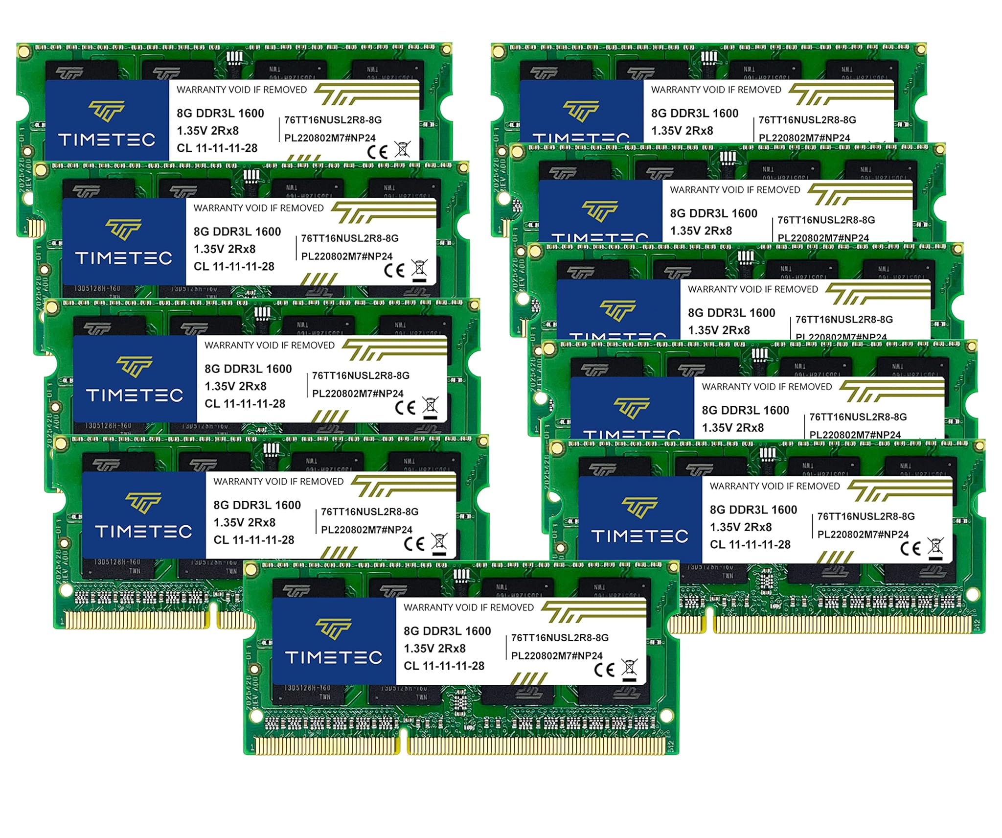 Timetec DDR3L / DDR3 1600MHz SODIMM Laptop RAM