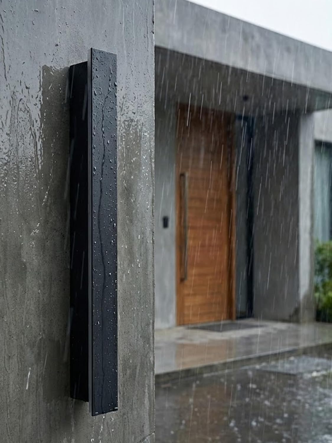 Applique LED da Parete Esterno 60CM, Nero - immagine 4