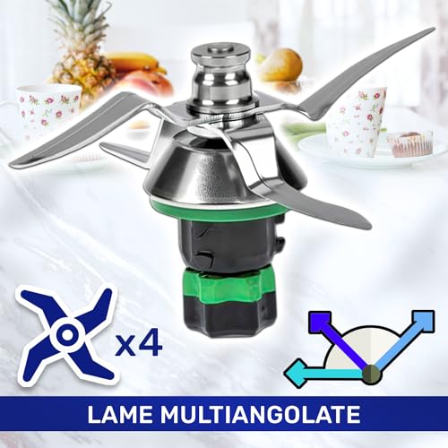 MONTERAL Gruppo Lame e Guarnizione per Vorwerk Bimby TM6 - immagine 3