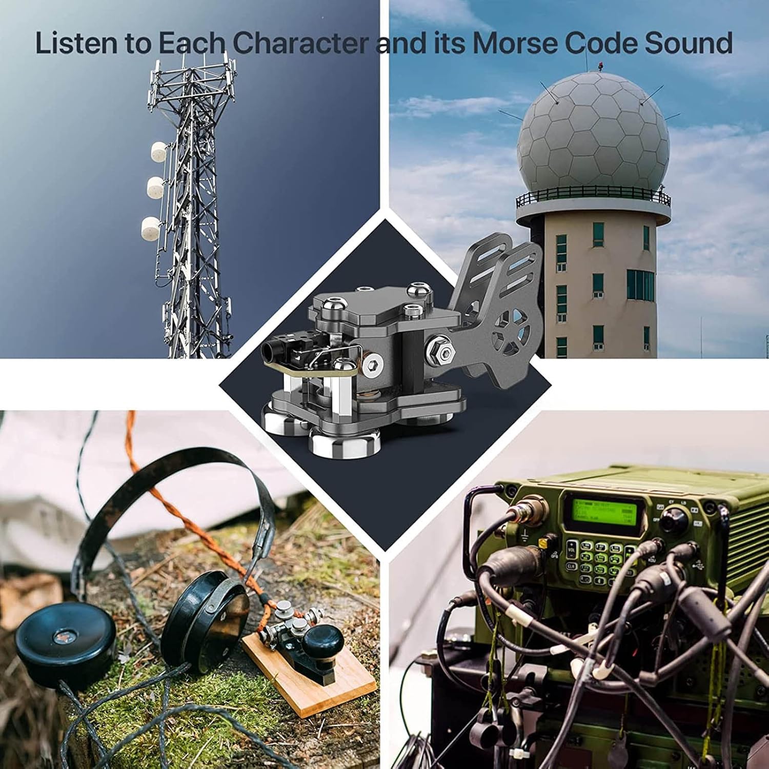 Chiave Mini CW Morse Automatica a Doppia Paletta - immagine 5