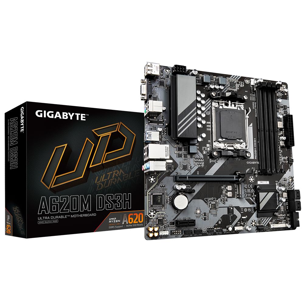 Gigabyte A620M DS3H (rev. 1.0) AMD A620 Presa AM5 Micro ATX