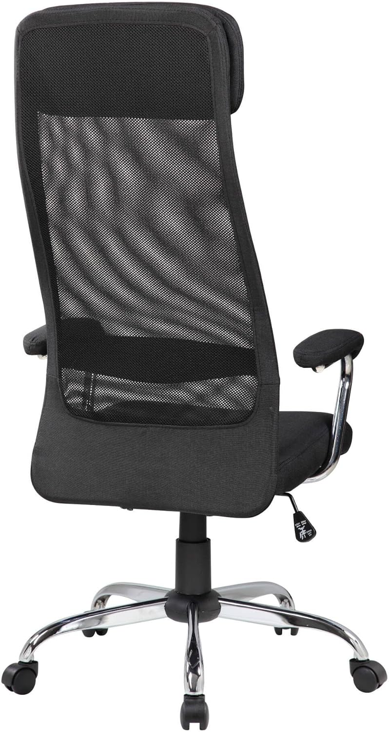 Dmora Sedia con Ruote Umeno Nera Regolabile - immagine 6