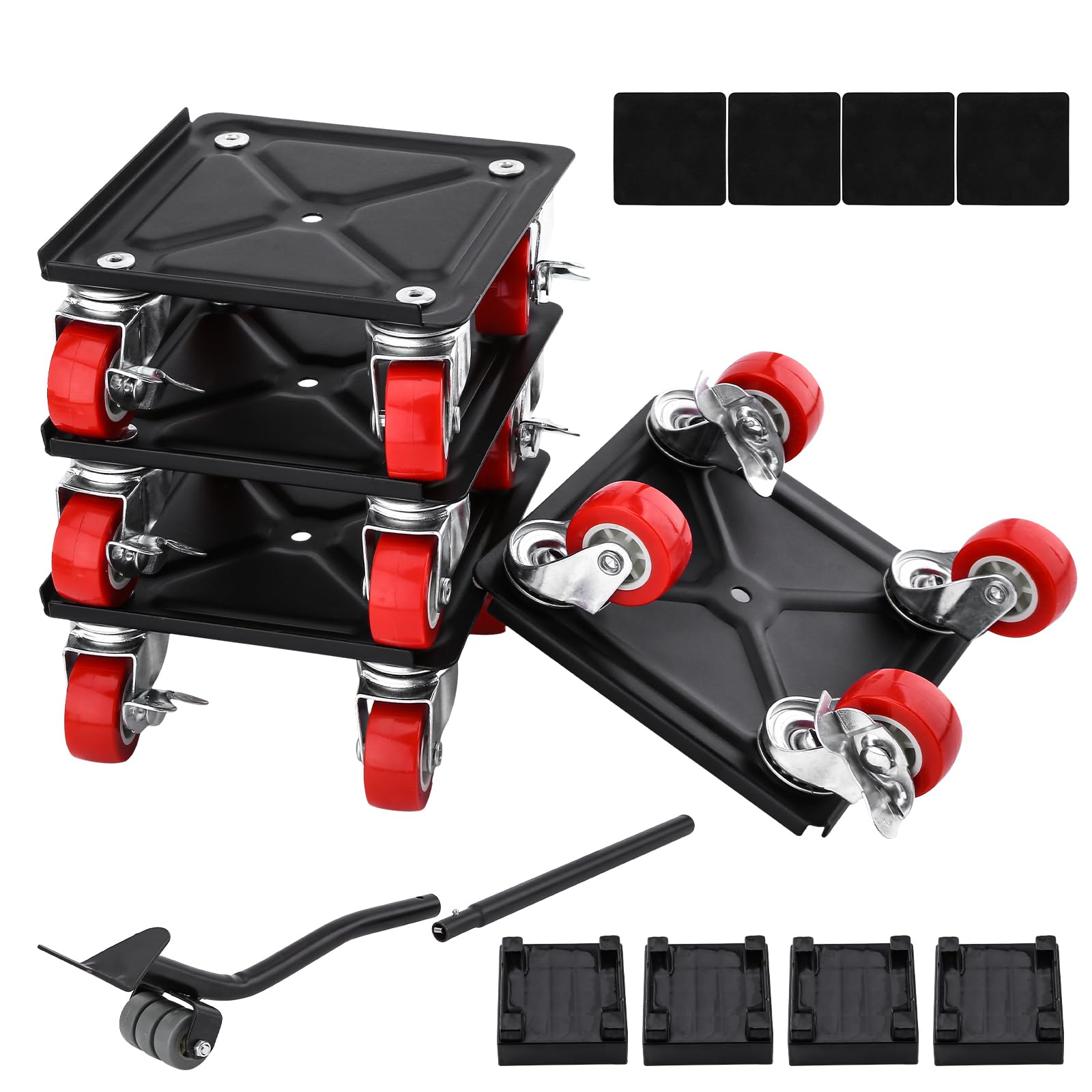 Lesoleil Sollevatore Mobili Pesanti 800KG con Rotelle 360°