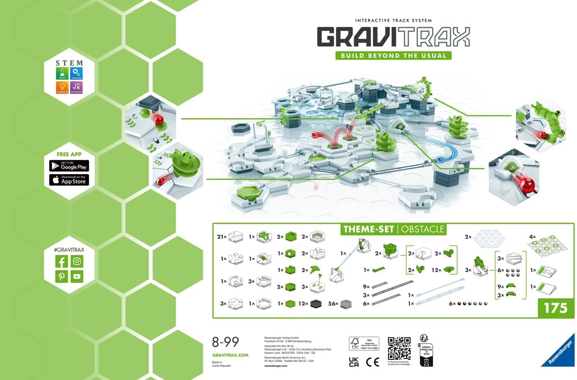 Ravensburger Gravitrax Theme Set Obstacle - Circuito Biglie - immagine 4