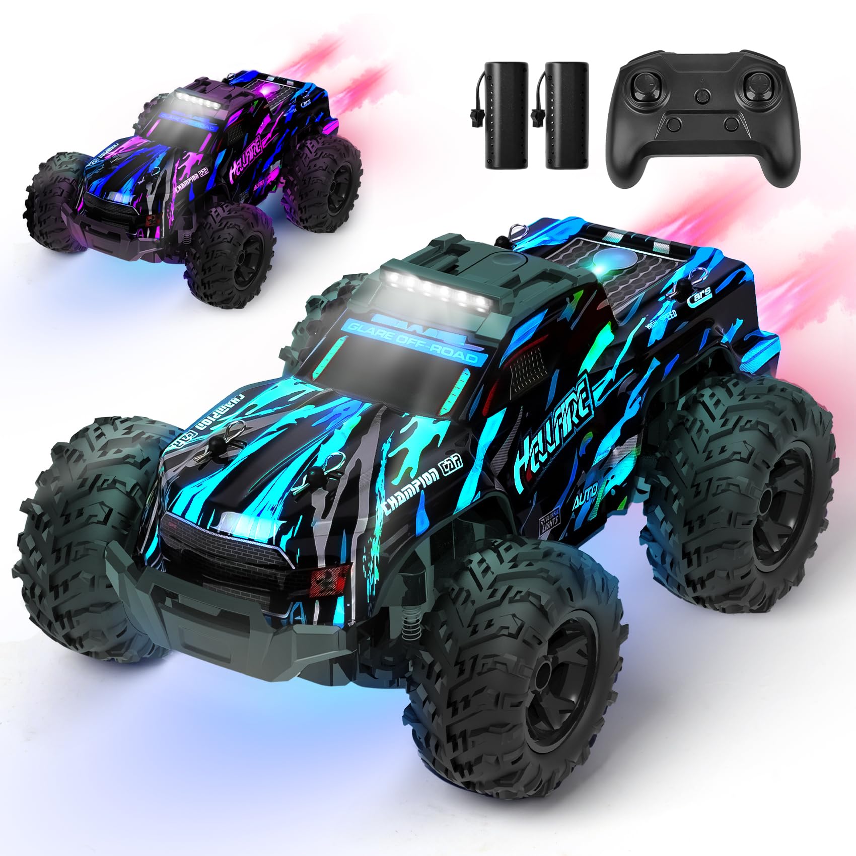 BAZADER Macchina Telecomandata con Spray e Luci