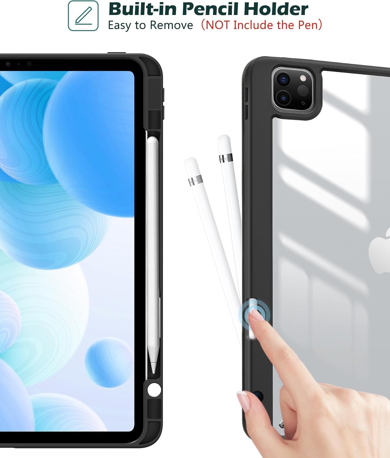 Procase Cover iPad Pro 12,9 Pollici, Nero - immagine 4