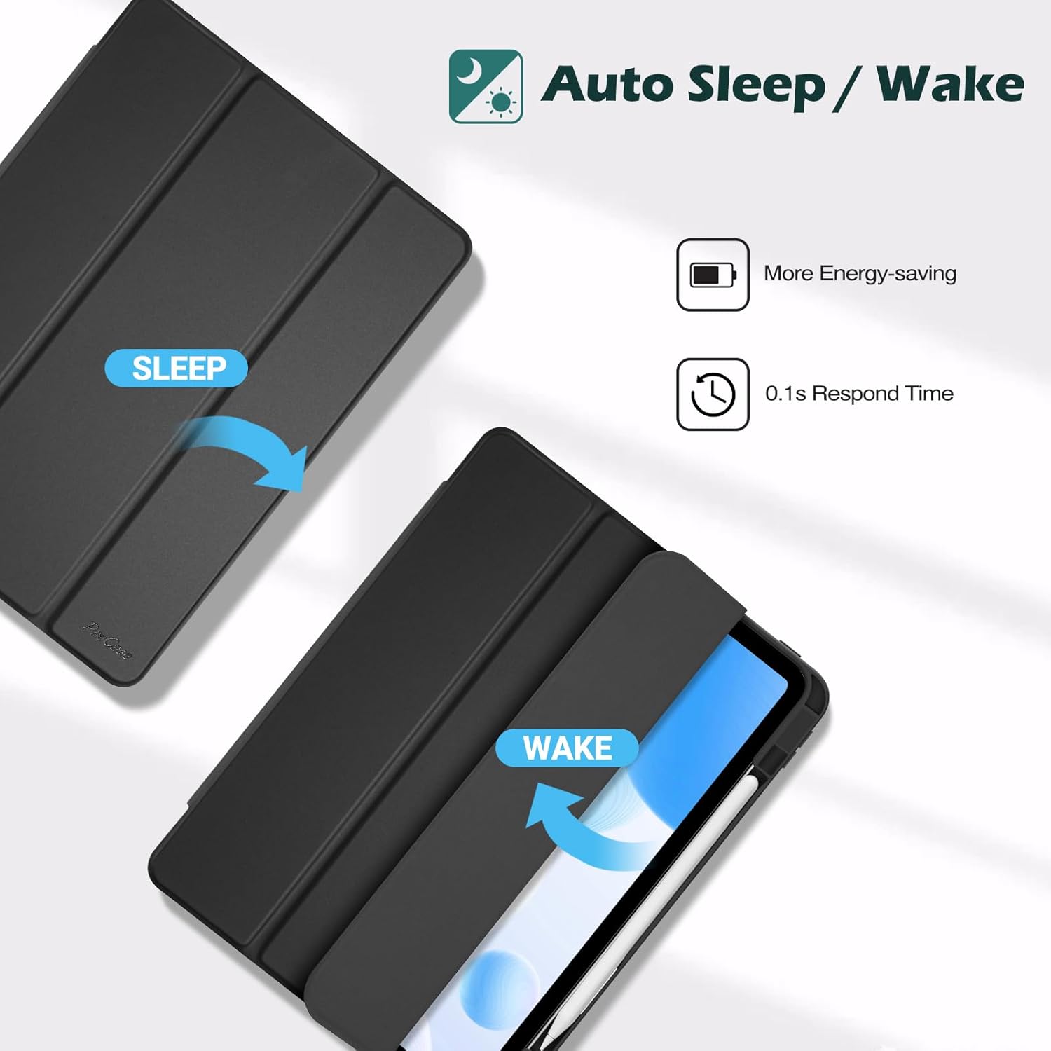 Procase Cover iPad Pro 12,9 Pollici, Nero - immagine 5