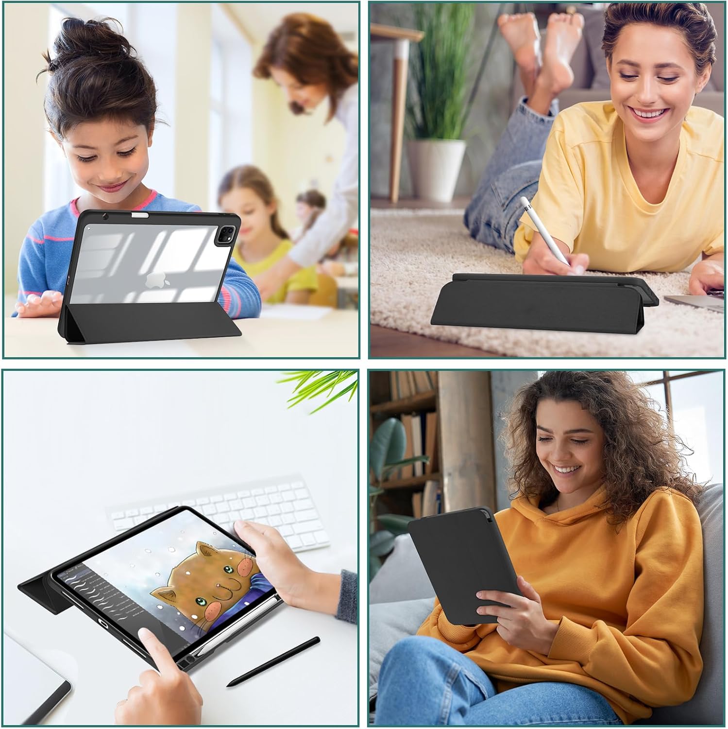 Procase Cover iPad Pro 12,9 Pollici, Nero - immagine 7