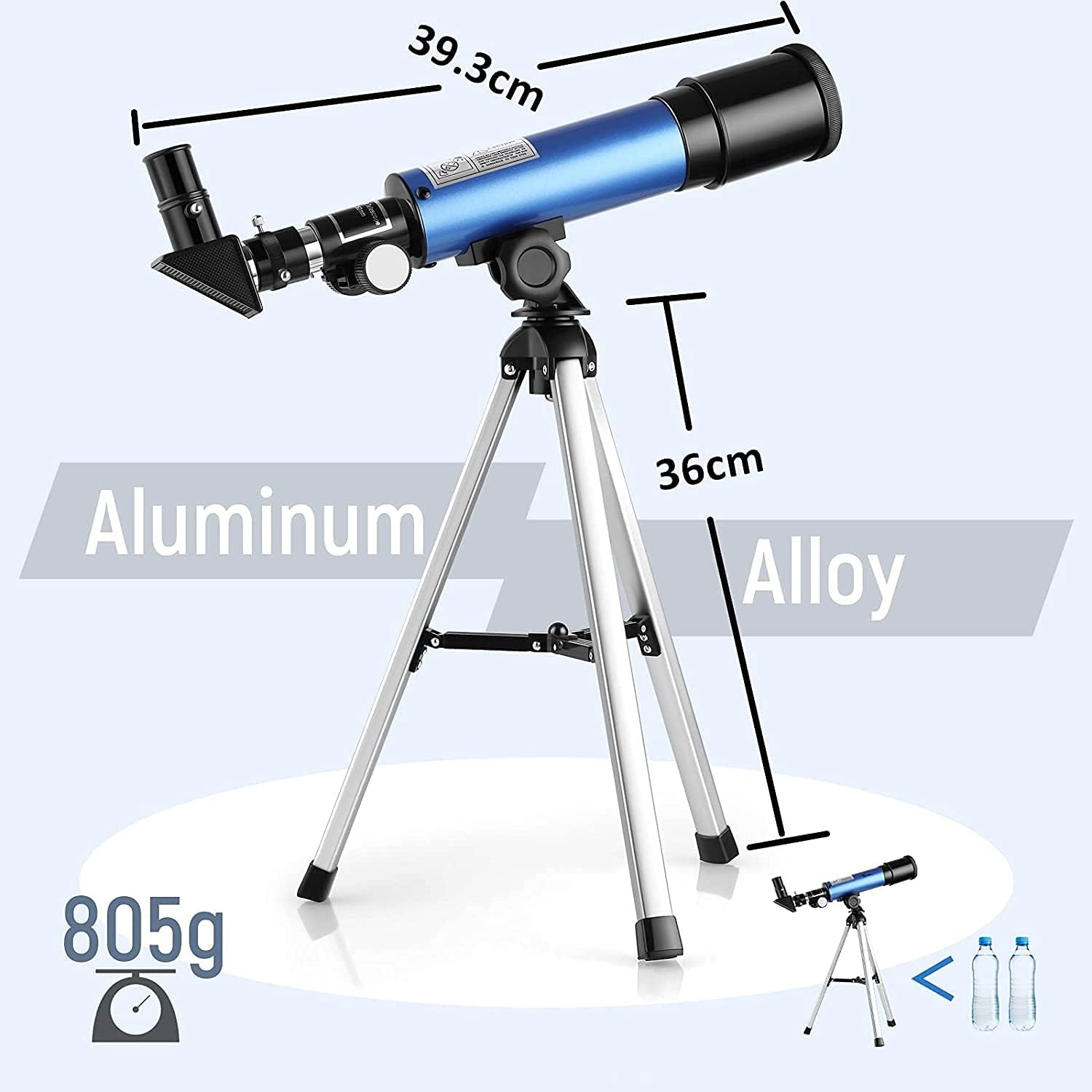 Telescopio 50/360 mm con Treppiede Leggero - immagine 2
