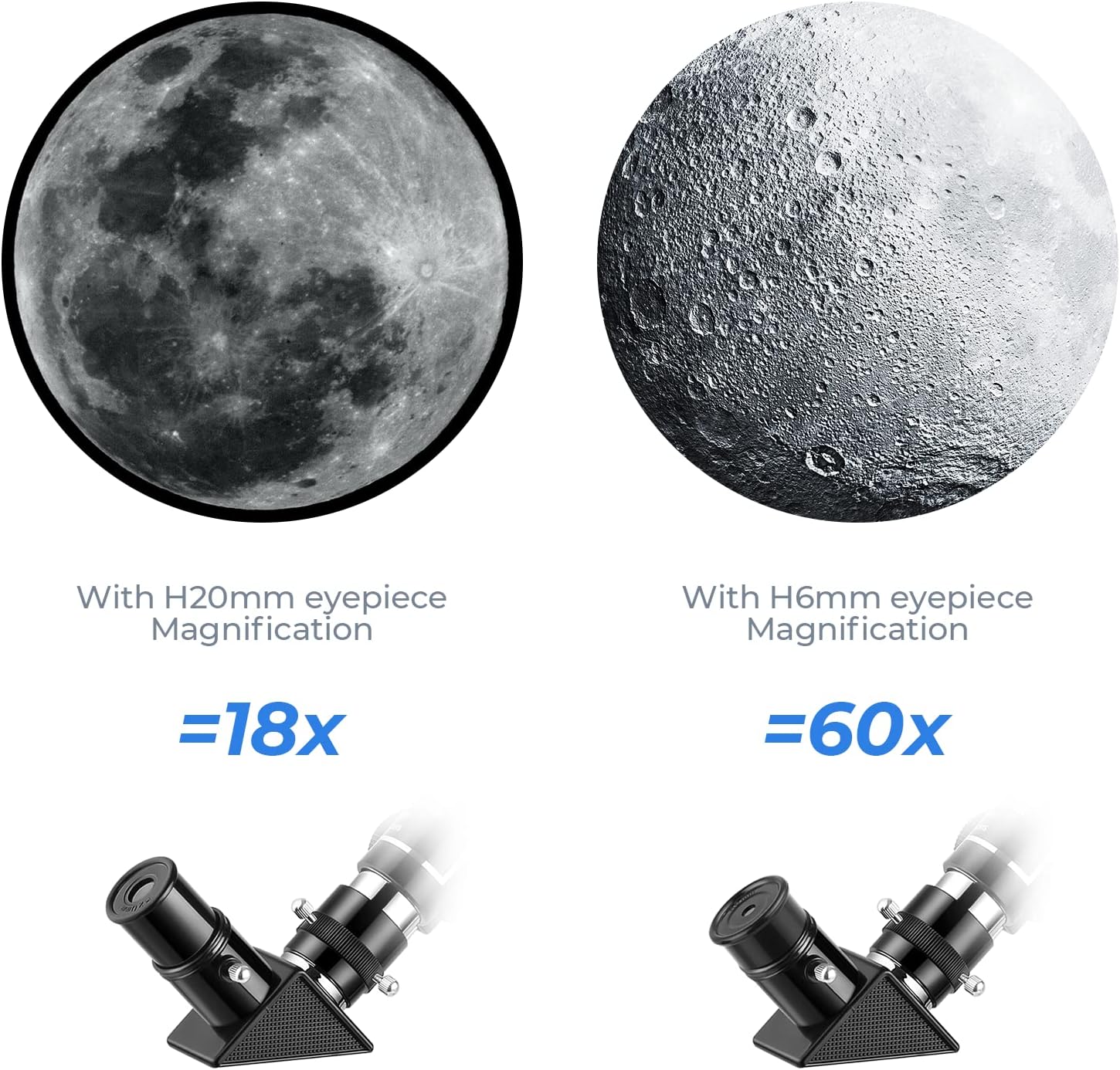 Telescopio 50/360 mm con Treppiede Leggero - immagine 4
