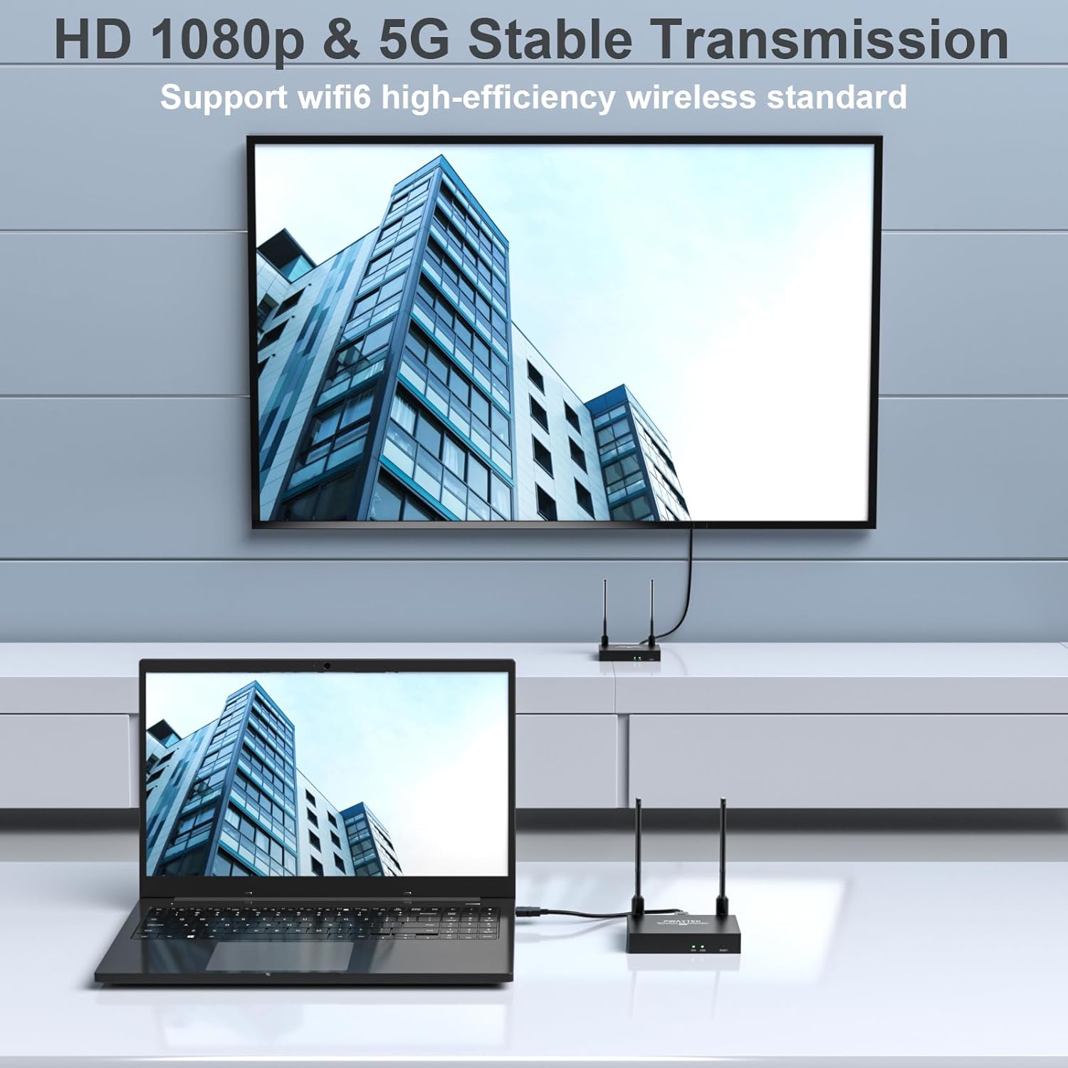 Pwaytek Trasmettitore e Ricevitore HDMI Wireless 4K - immagine 4