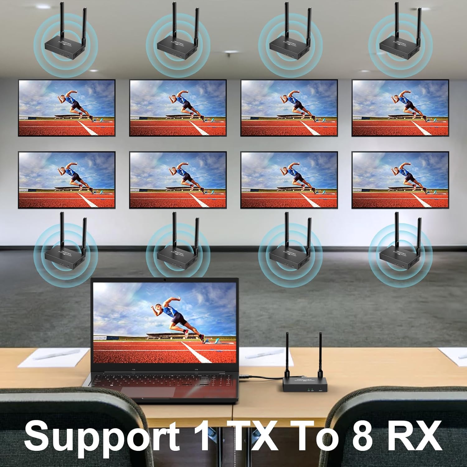 Pwaytek Trasmettitore e Ricevitore HDMI Wireless 4K - immagine 5