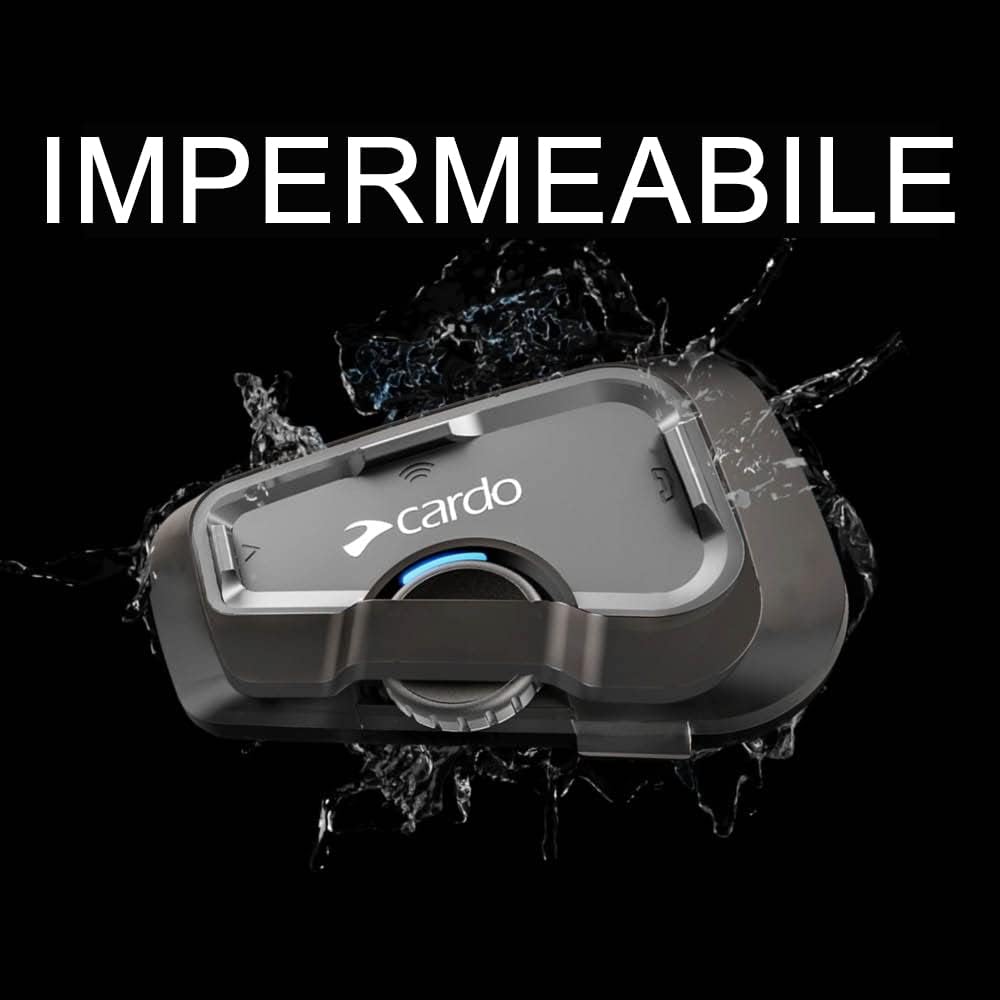 Cardo Freecom 4X Solo - Interfono Bluetooth, Black - immagine 5