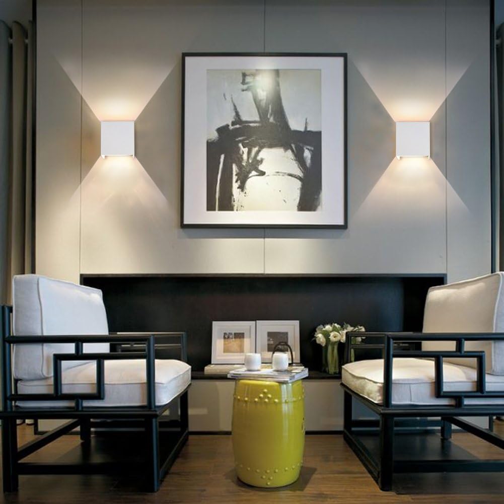 Klighten Lampada da Parete LED 12W, 2 Pezzi, Bianca - immagine 5