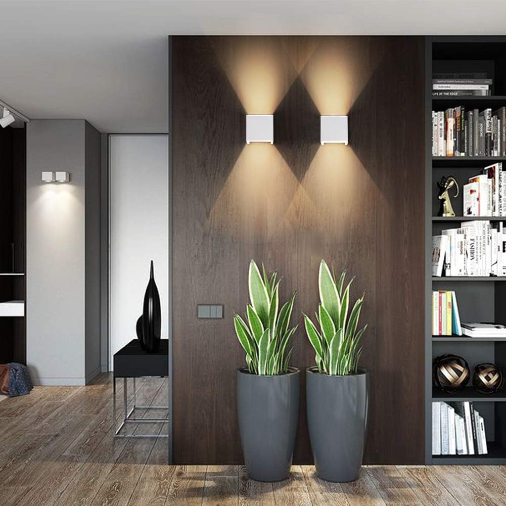 Klighten Lampada da Parete LED 12W, 2 Pezzi, Bianca - immagine 6