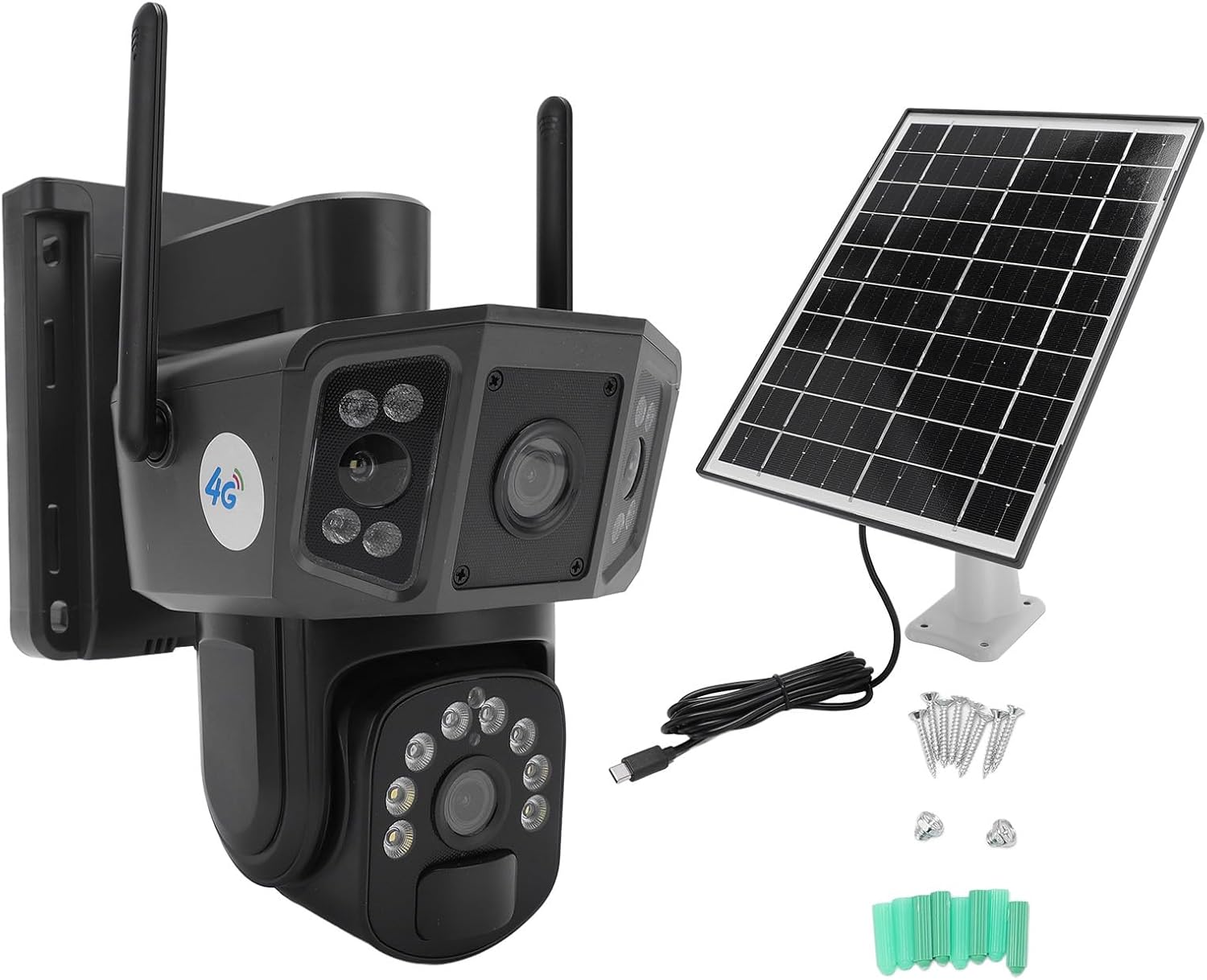 Banapoy Telecamera Sicurezza Solare 4K Wireless Esterno - immagine 1