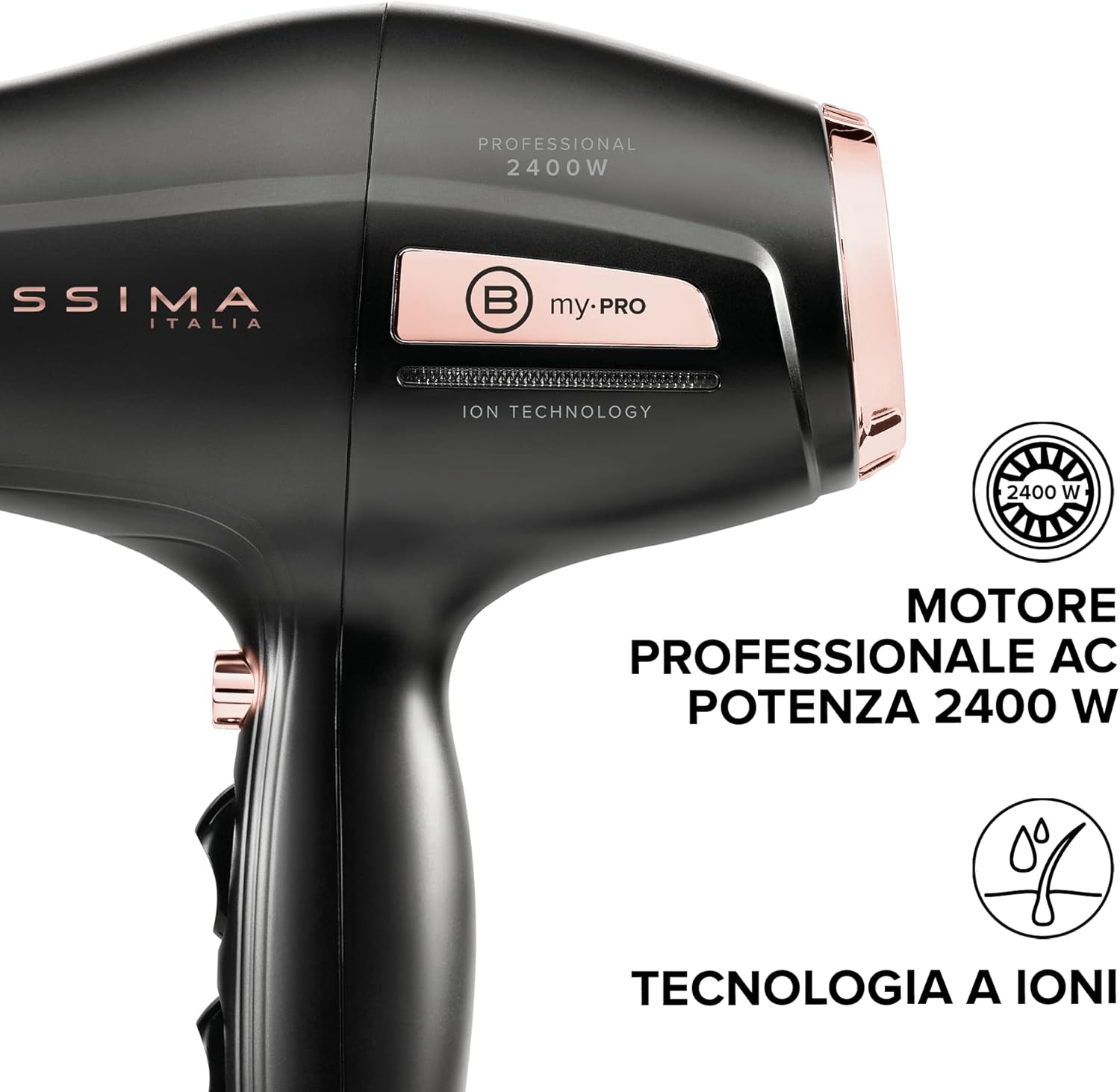 Bellissima Imetec My Pro P3 3400 Asciugacapelli Professionale - immagine 4