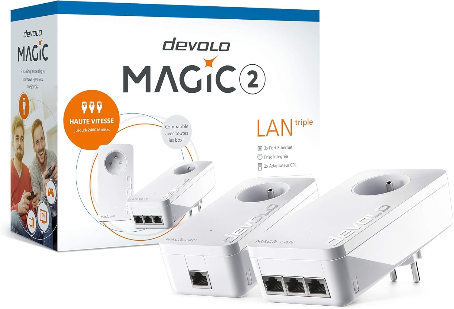 Devolo Magic 2 LAN - Kit triplo starter CPL - immagine 3