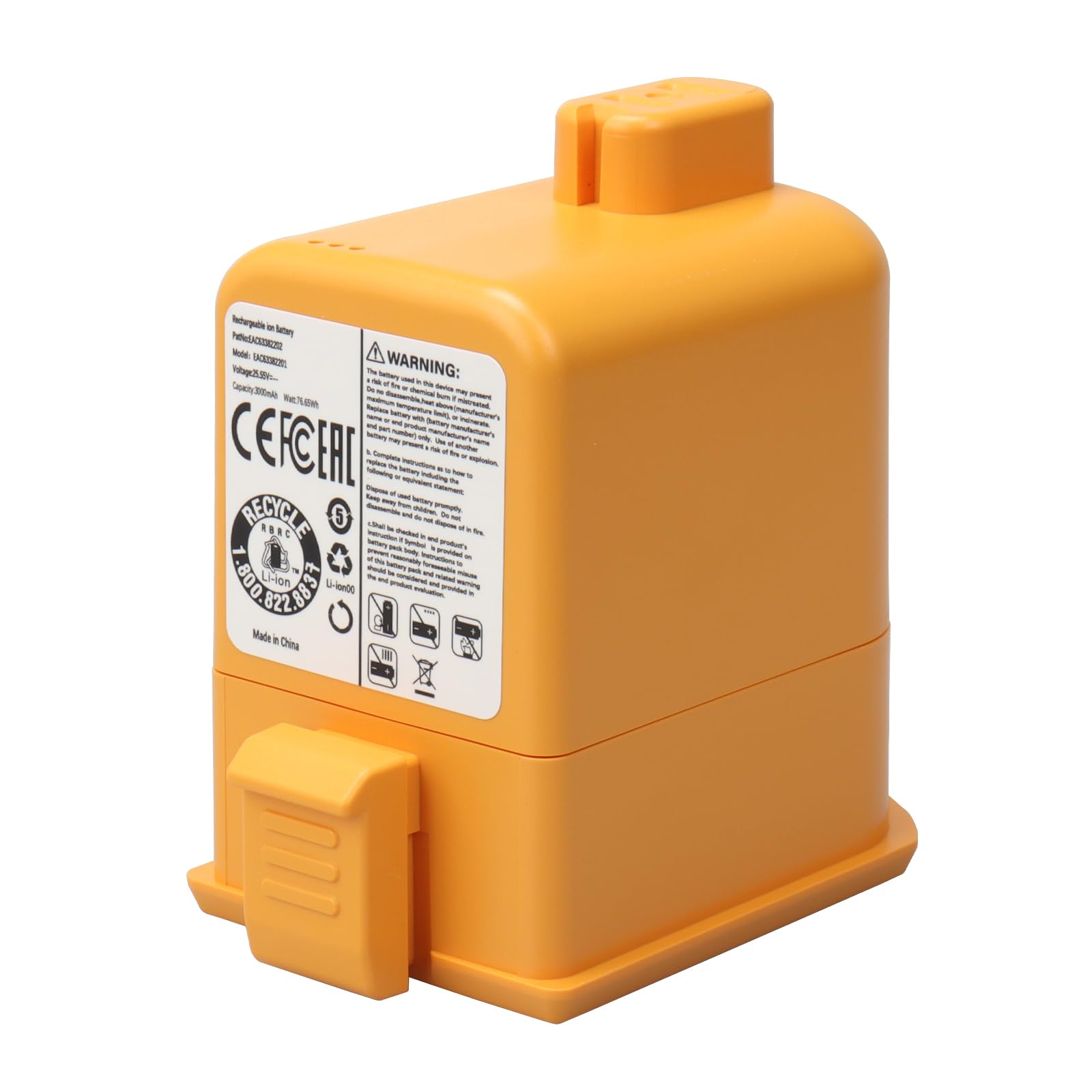 Mxjfyy Batteria di Ricambio 25.55V 3000mAh 76.65Wh