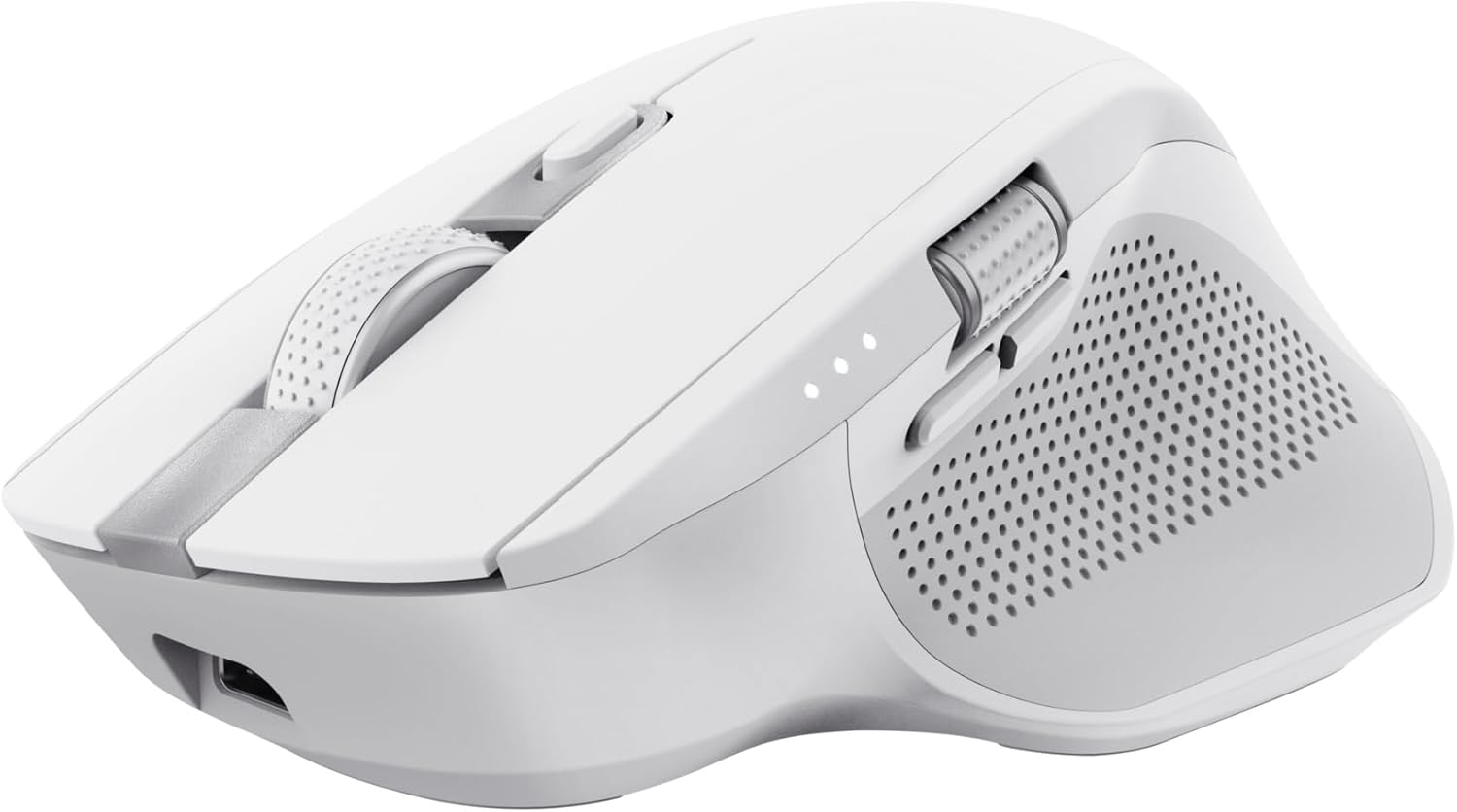 Trust Ozaa+ Mouse Wireless Bluetooth + 2.4GHz, Bianco - immagine 1