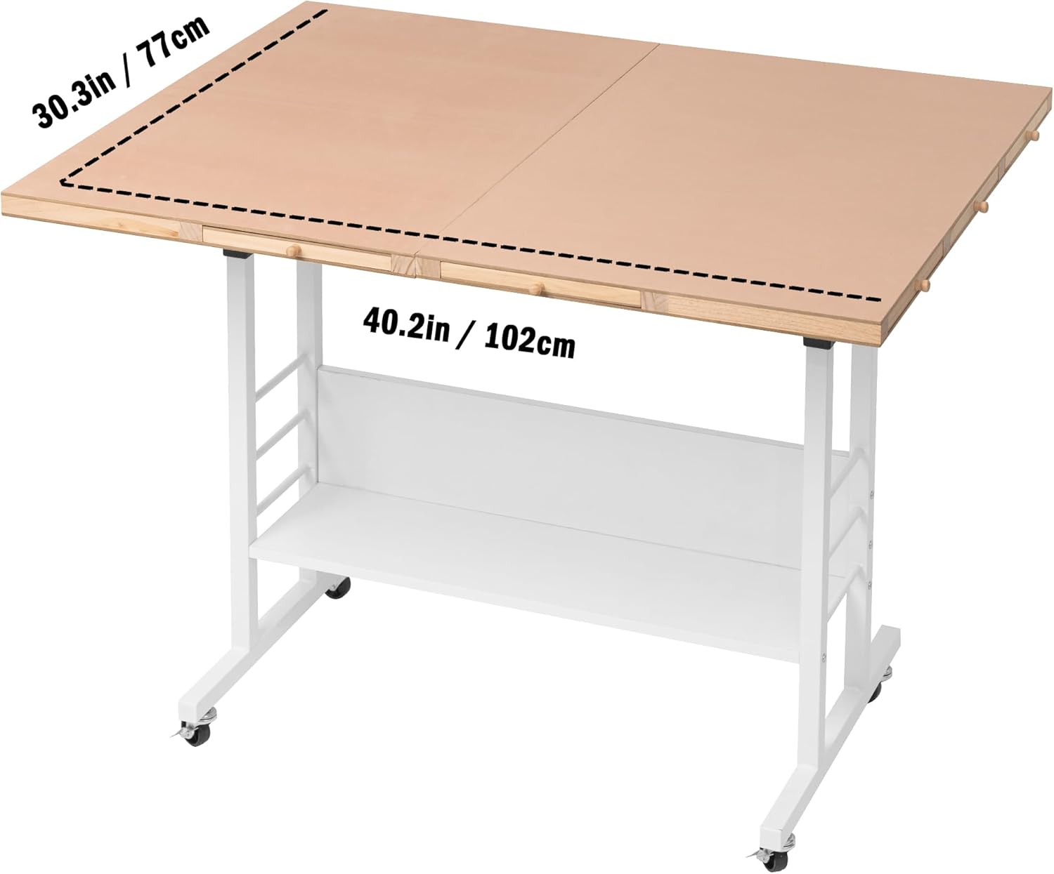 Tektalk Tavolo Puzzle Pieghevole Regolabile 2000 Pezzi - immagine 8