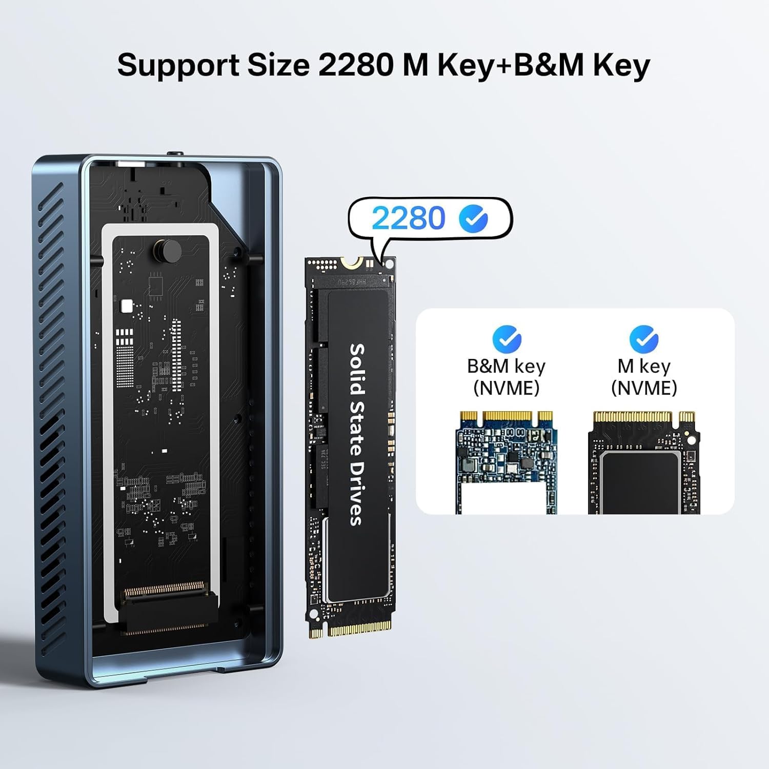 Acasis Case SSD M2 NVMe 40Gbps con Ventilatore - immagine 6