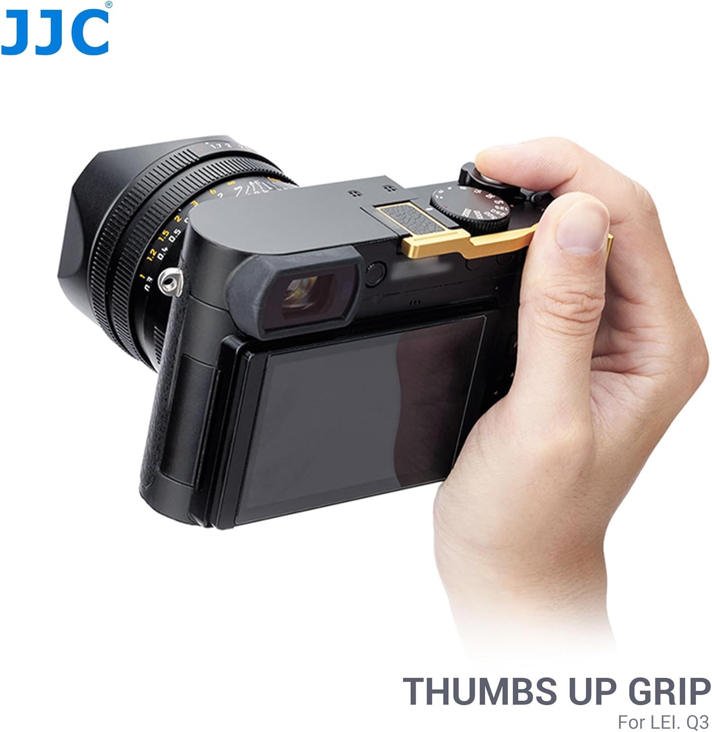 JJC Supporto per Pollice Leica Q3, Q3 43, Oro - immagine 2