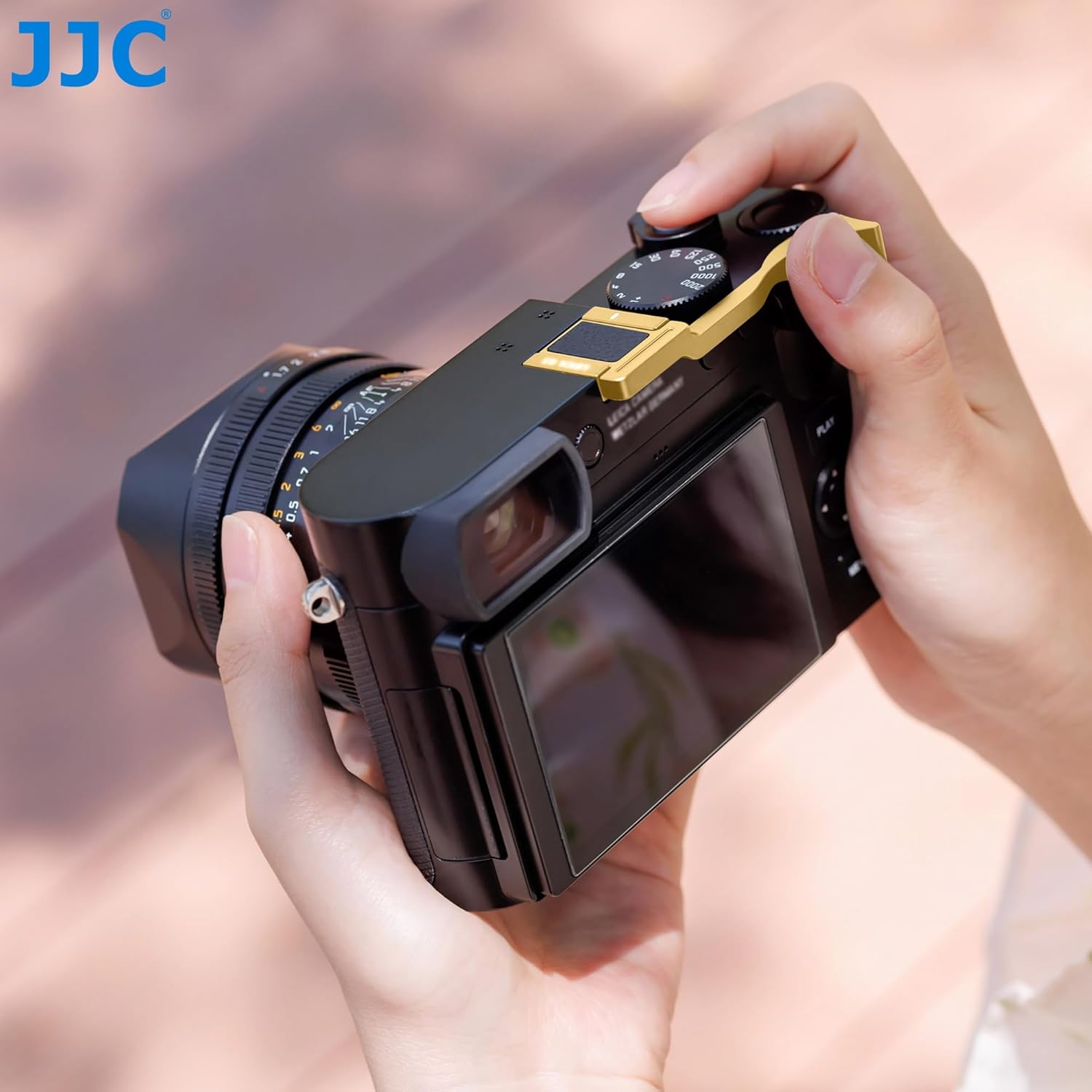 JJC Supporto per Pollice Leica Q3, Q3 43, Oro - immagine 6