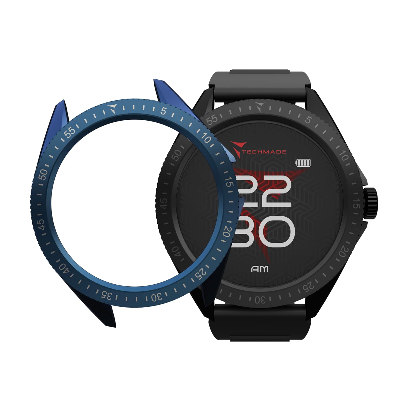 Techmade SmartWatch Rocks 2.0 - Cinturino Nero