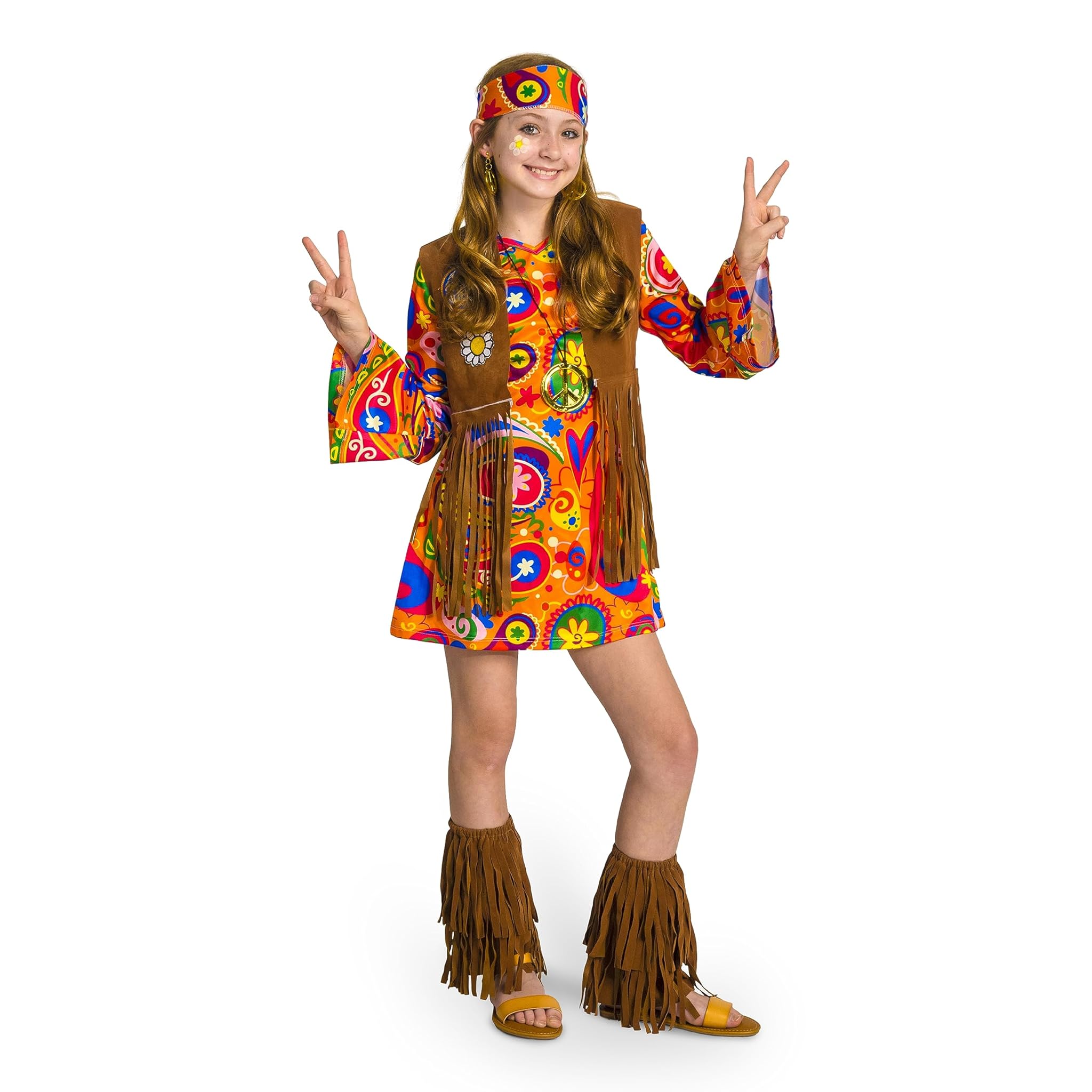 Spooktacular Creations Costume Hippie per Ragazze