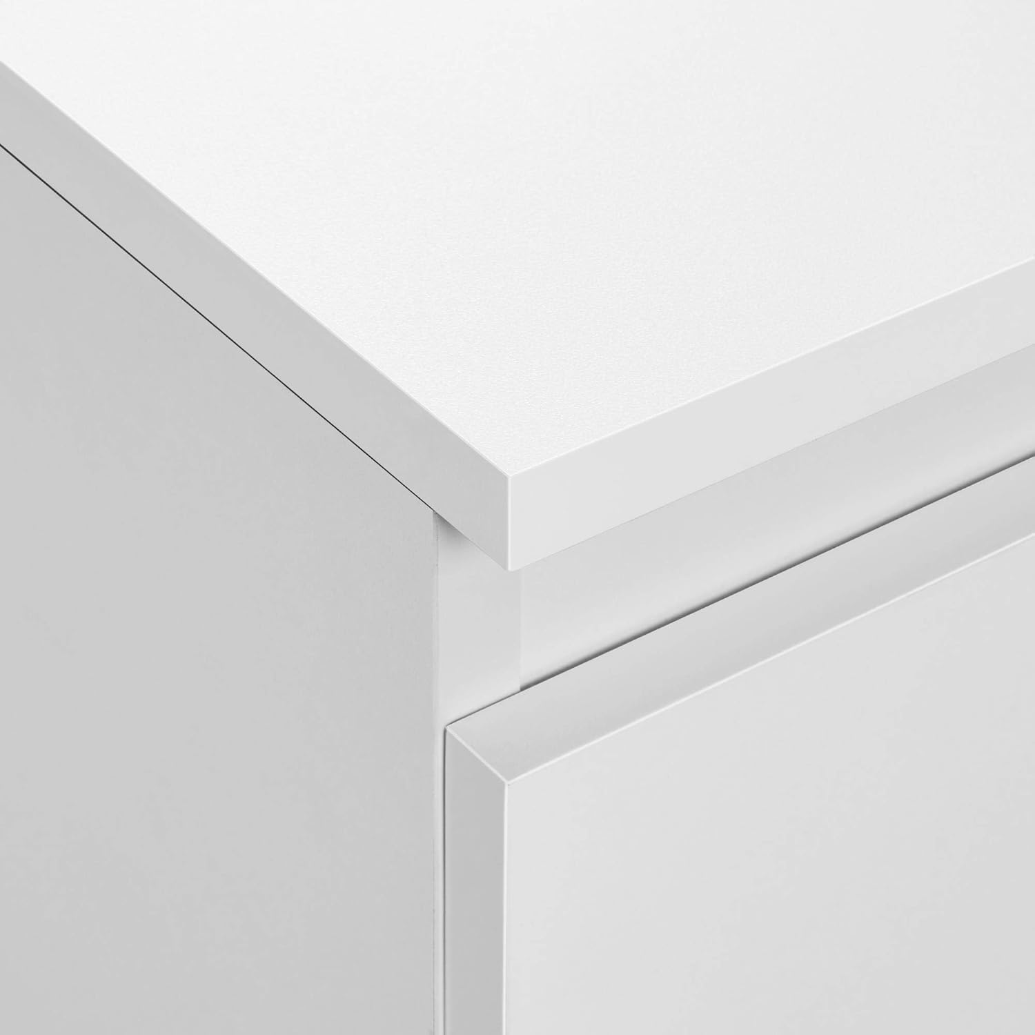 Yaheetech Comodino Camera da Letto con 3 Cassetti, Bianco - immagine 7