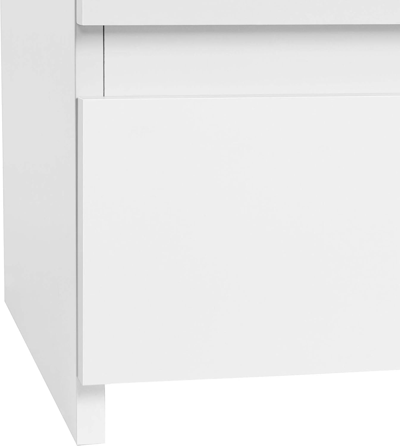 Yaheetech Comodino Camera da Letto con 3 Cassetti, Bianco - immagine 8