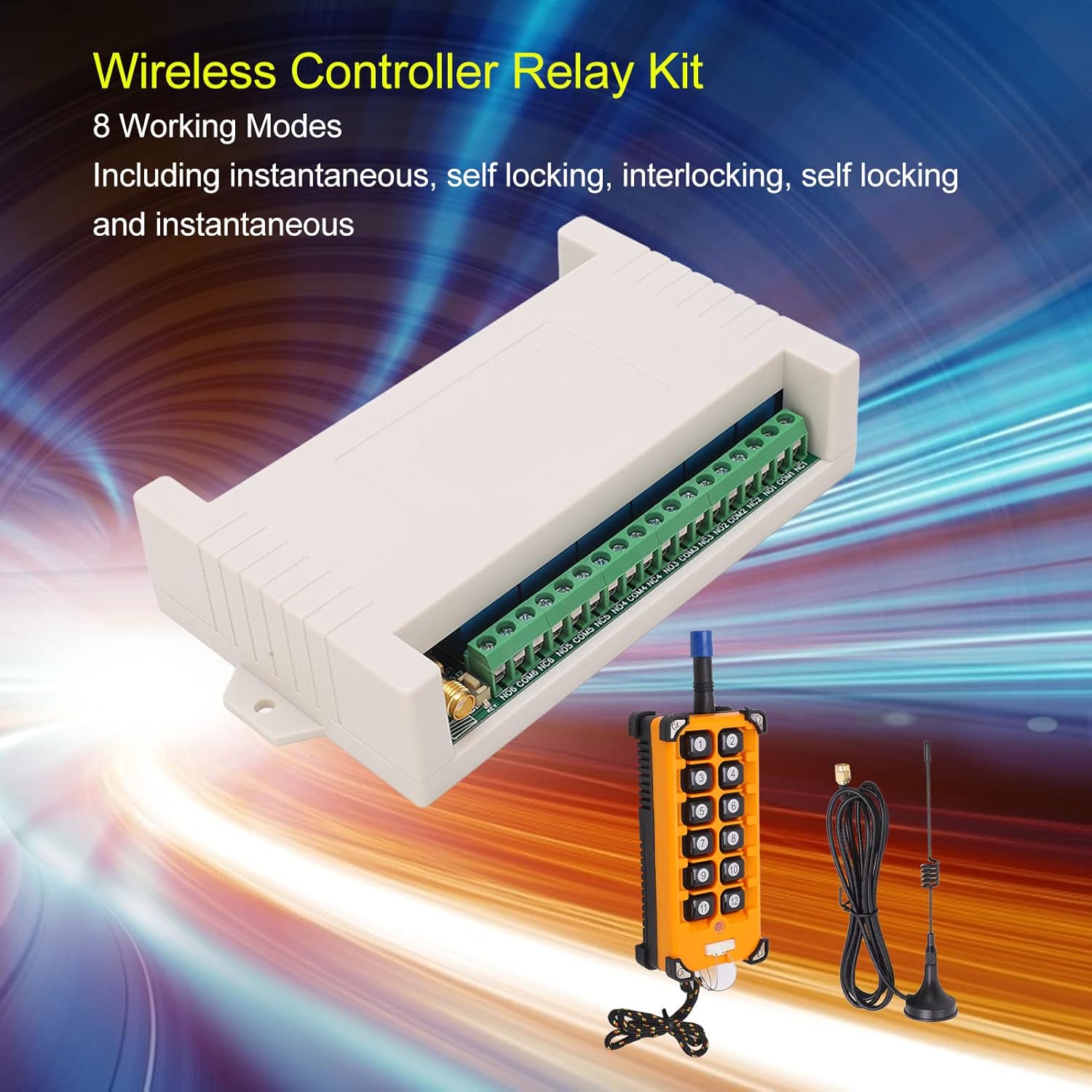 Telecomando Wireless per Gru 12 Tasti 433M - immagine 2